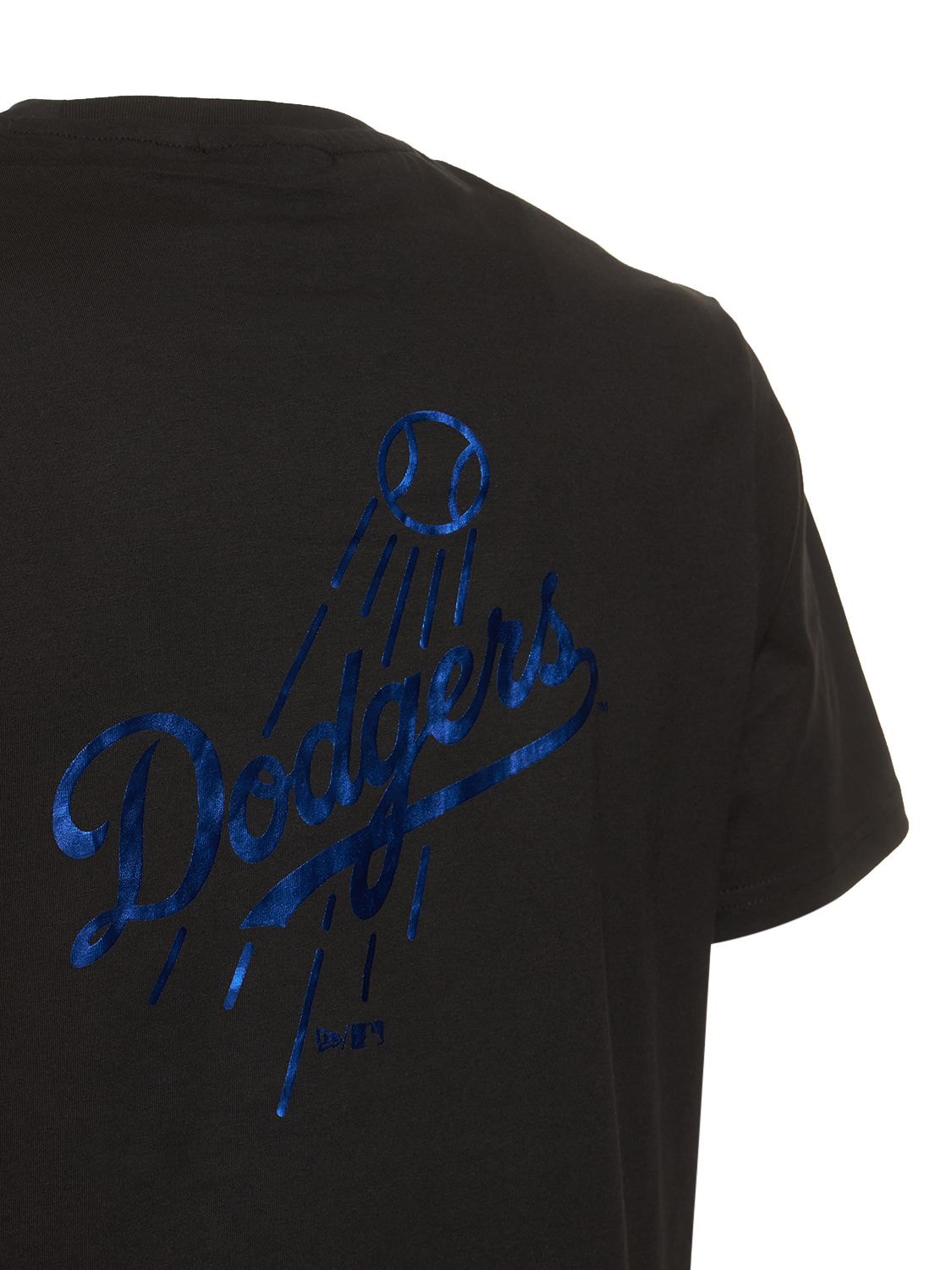 New Era MLB Foil La Dodgers Short Sleeve T-Shirt Black - S