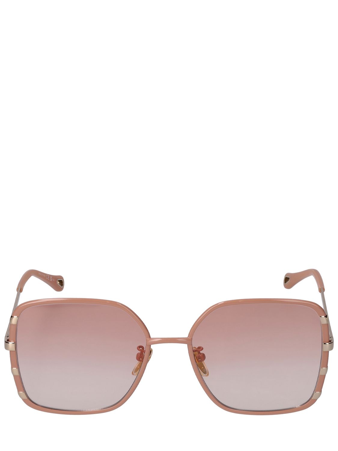 Image of Celeste Squared Metal Sunglasses