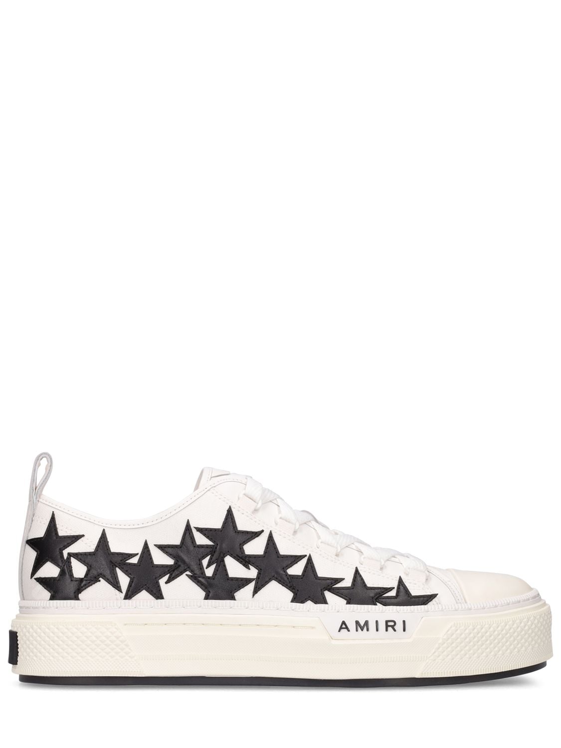 AMIRI Stars Court Canvas Low Top Sneakers
