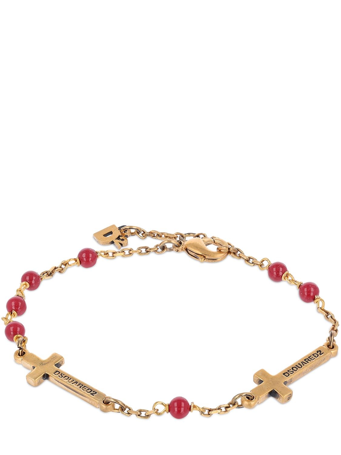 DSQUARED2 Jesus Bracelet W/ Resin Beads