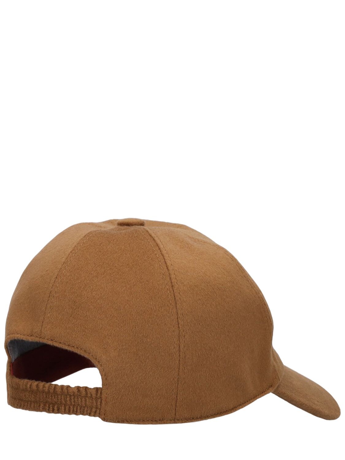 Shop Loro Piana Logo Cashmere Storm System Baseball Cap In Camel