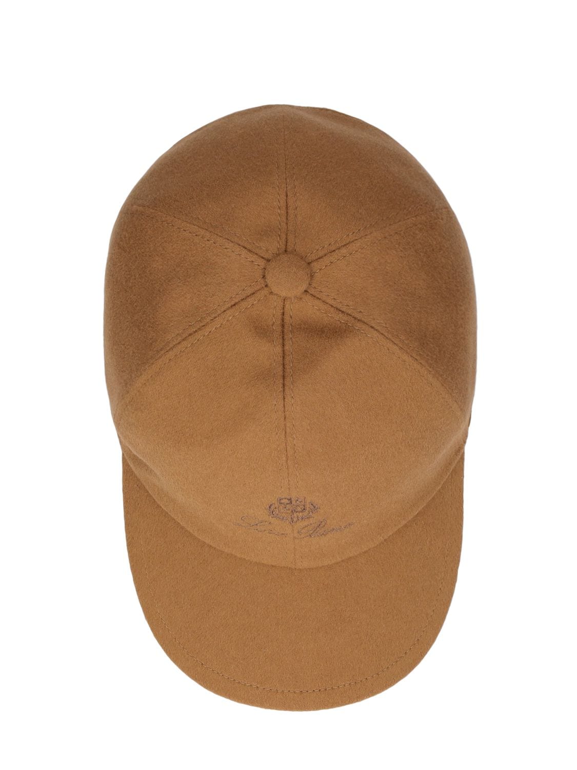 Shop Loro Piana Logo Cashmere Storm System Baseball Cap In Camel