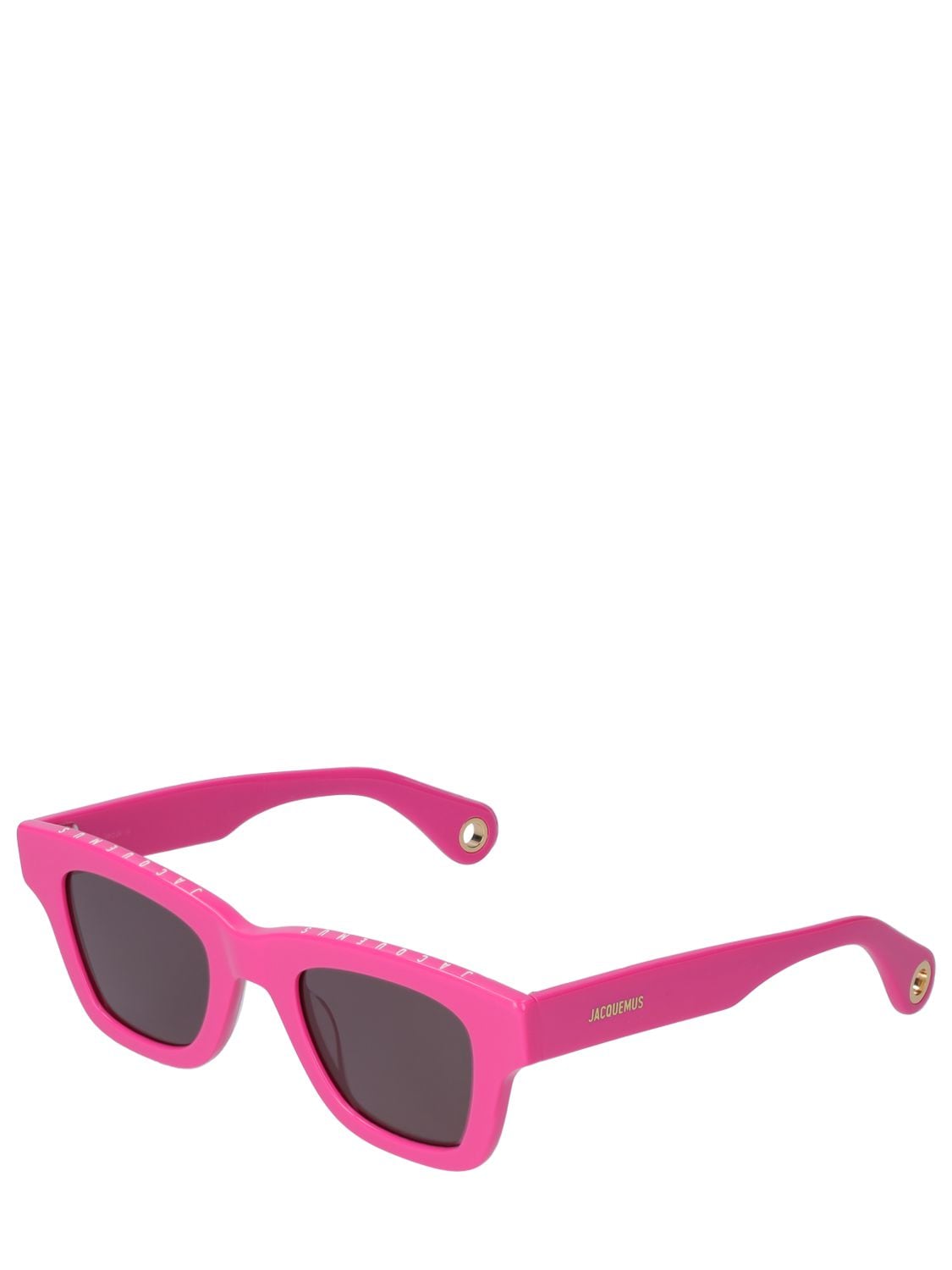 Shop Jacquemus Les Lunettes Baci Sunglasses In Pink