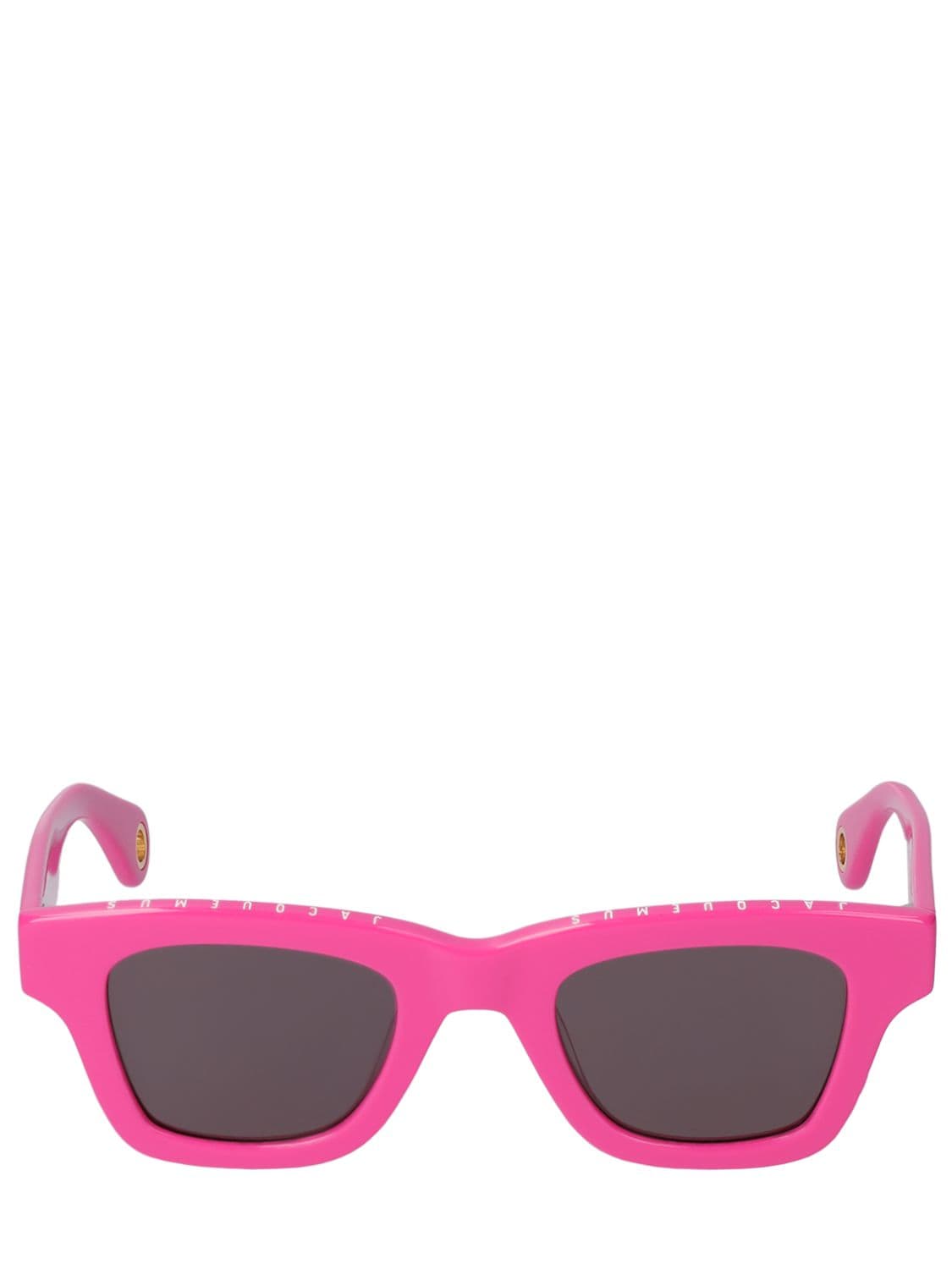 Shop Jacquemus Les Lunettes Baci Sunglasses In Pink