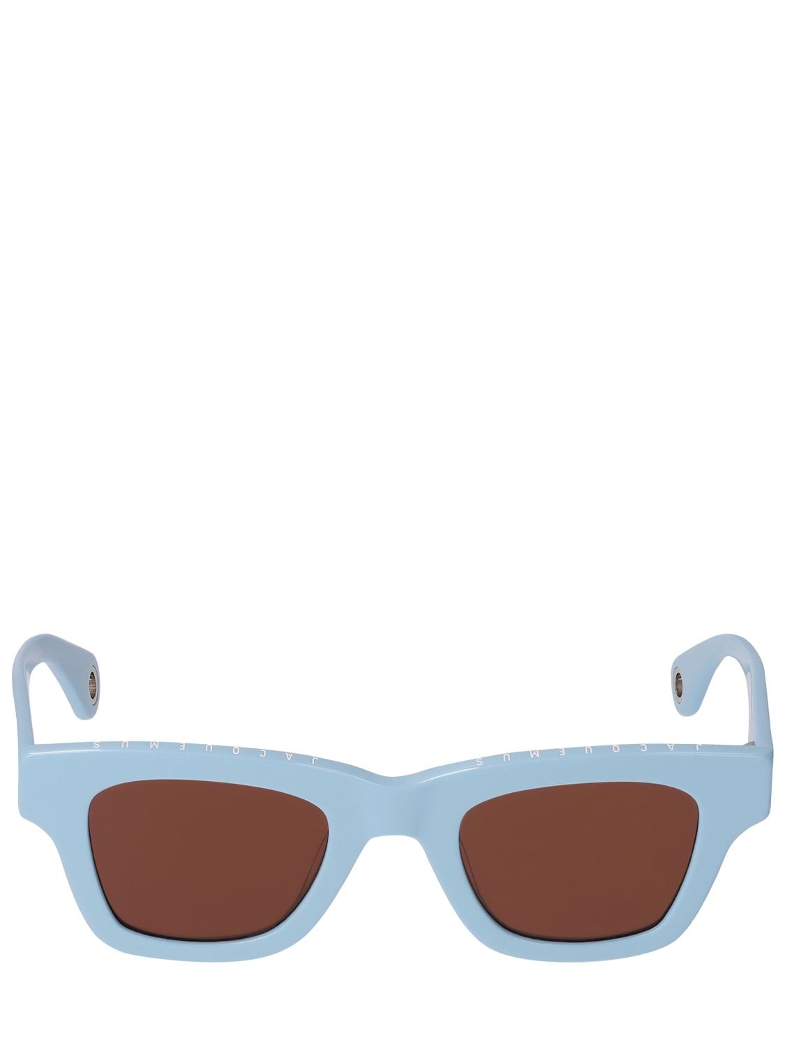 Jacquemus Les Lunettes Nocio Sunglasses In Blue,brown