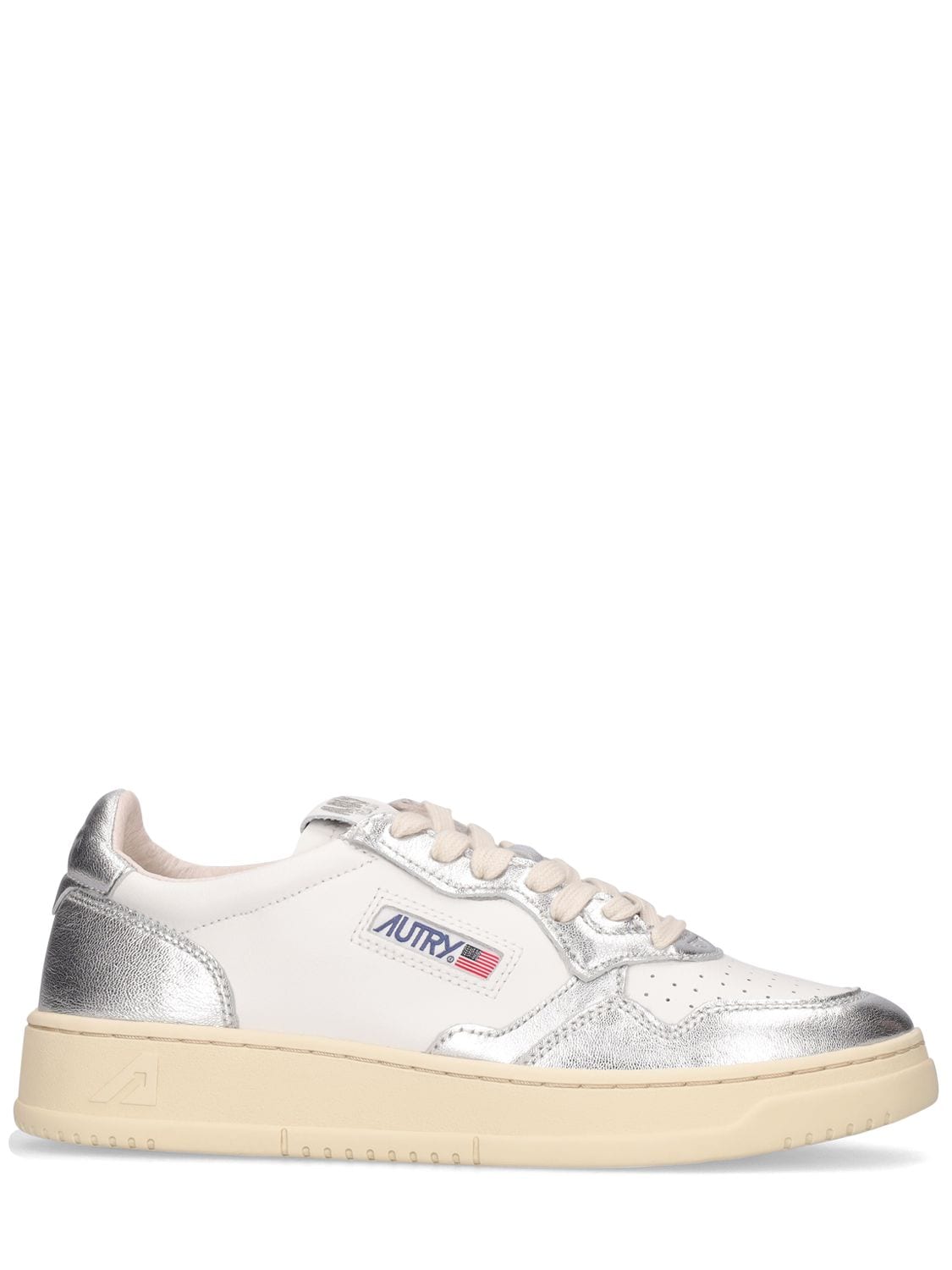 Autry - 35mm medalist low sneakers - White/Silver | Luisaviaroma