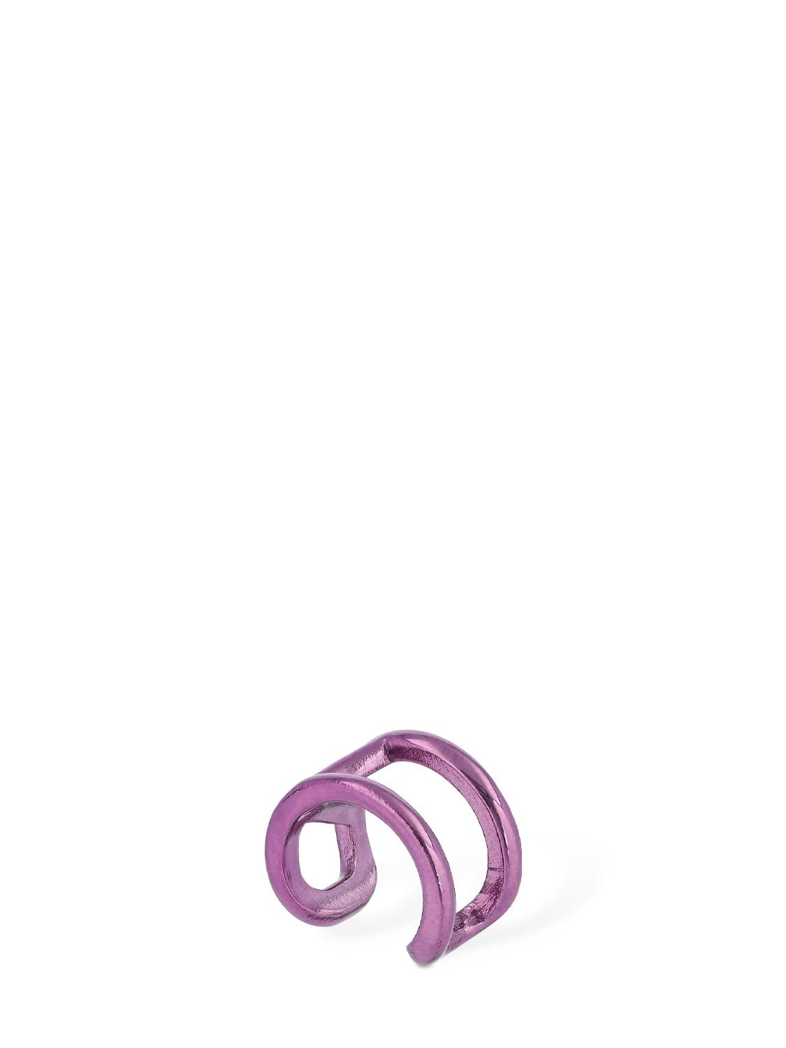 Shop Valentino V Logo Signature Ear Cuff In Pink