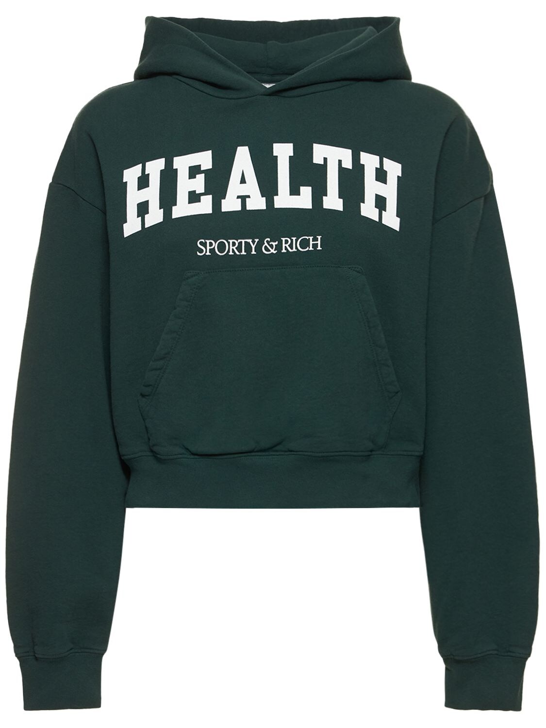 SPORTY AND RICH HEALTH IVY COTTON HOODIE