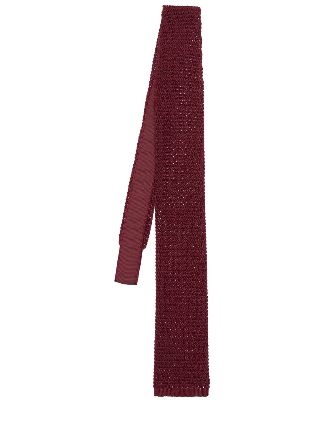 Tom Ford  Silk Knit Tie In Red | ModeSens