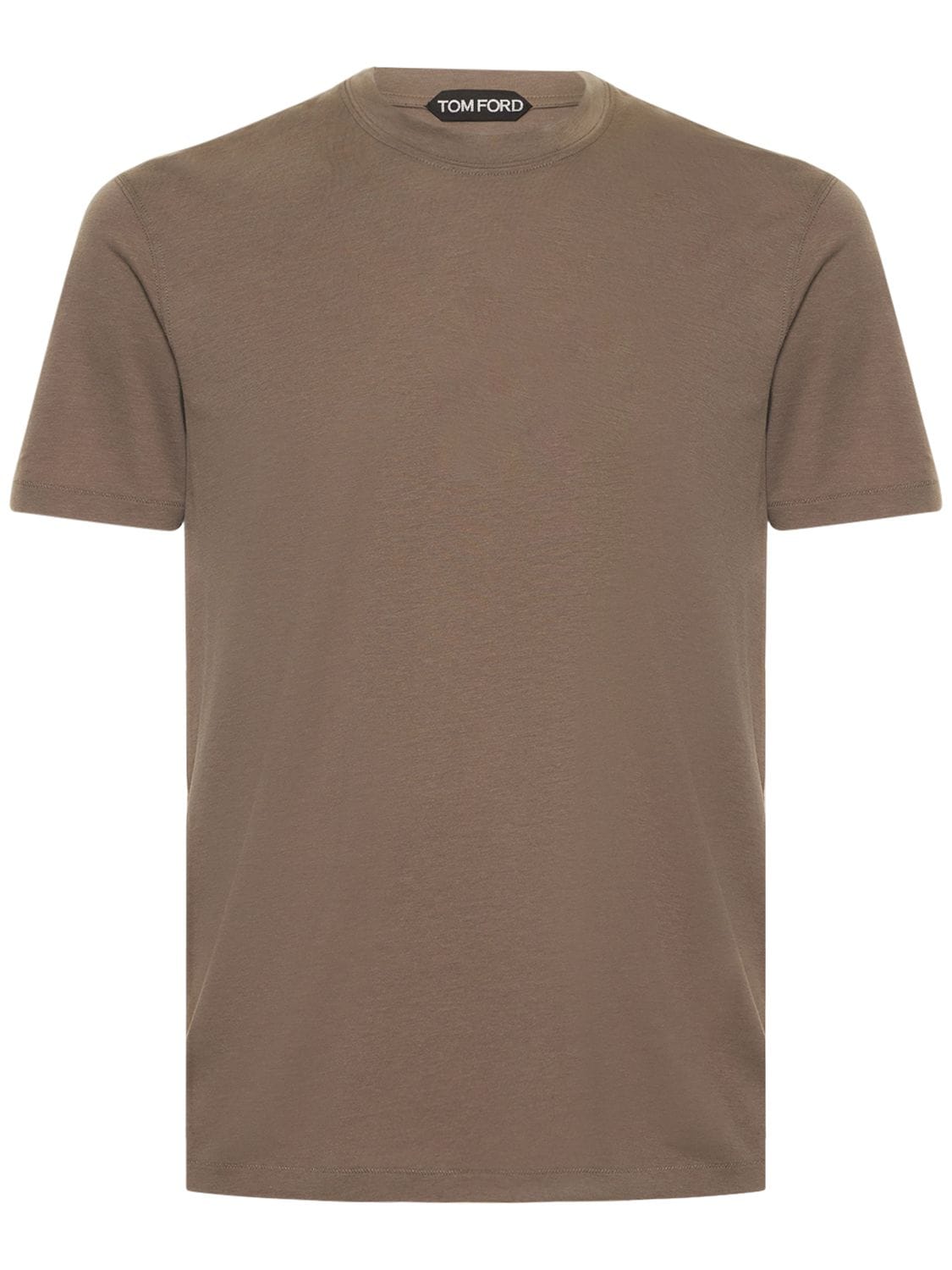 TOM FORD LYOCELL & COTTON JERSEY T-SHIRT