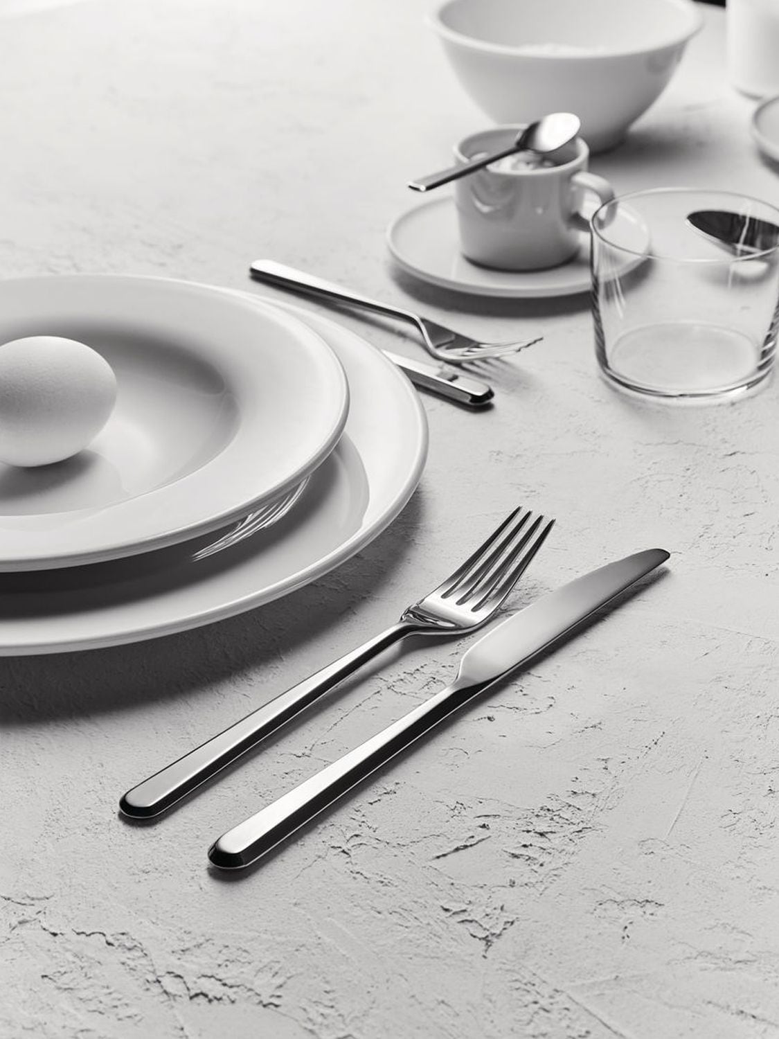 Shop Alessi 24-piece Amici Cutlery Set In Silver