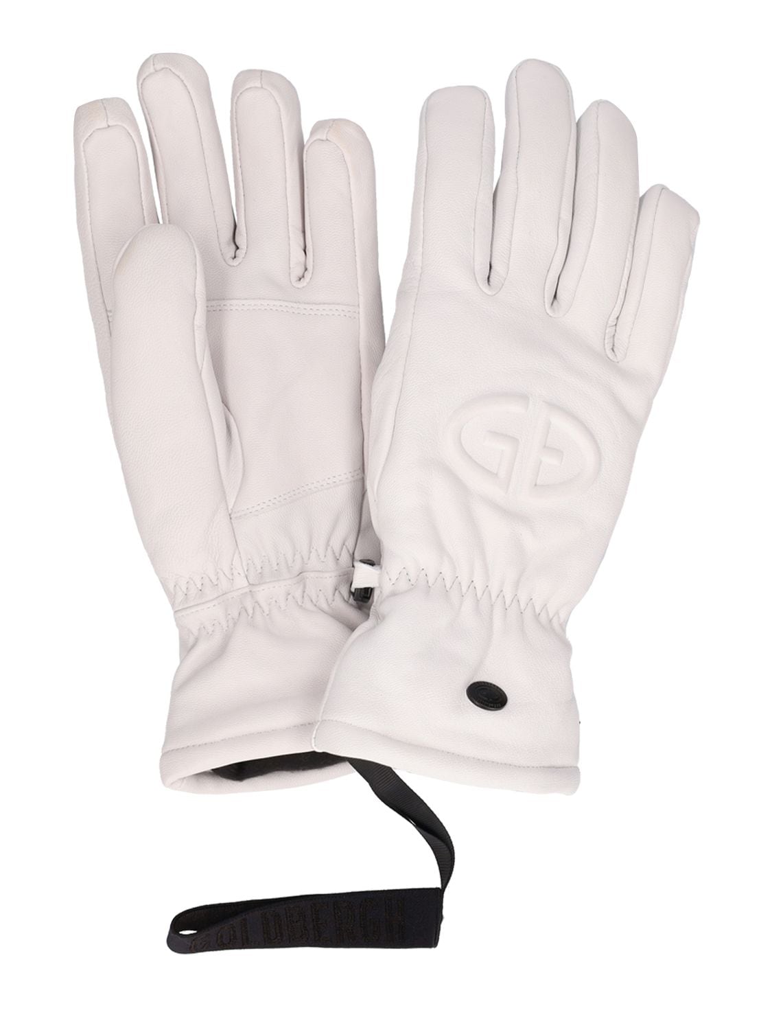 Goldbergh Freeze Leather Gloves In White