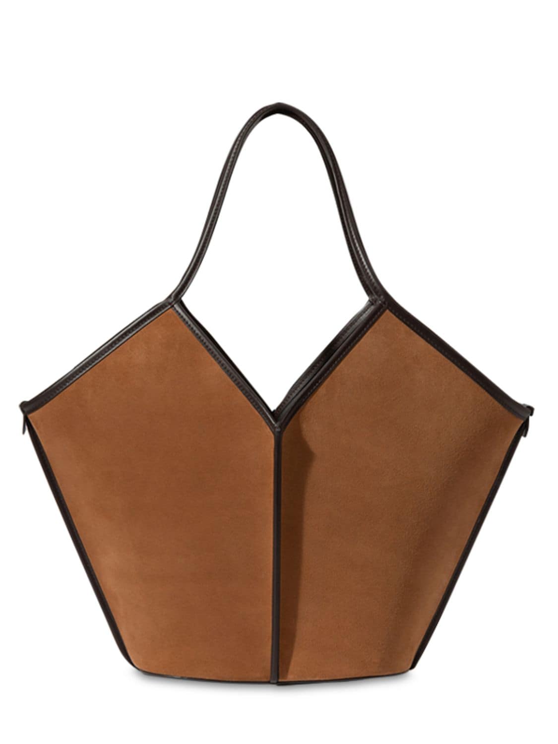 Image of Calella Suede Leather Shoulder Bag