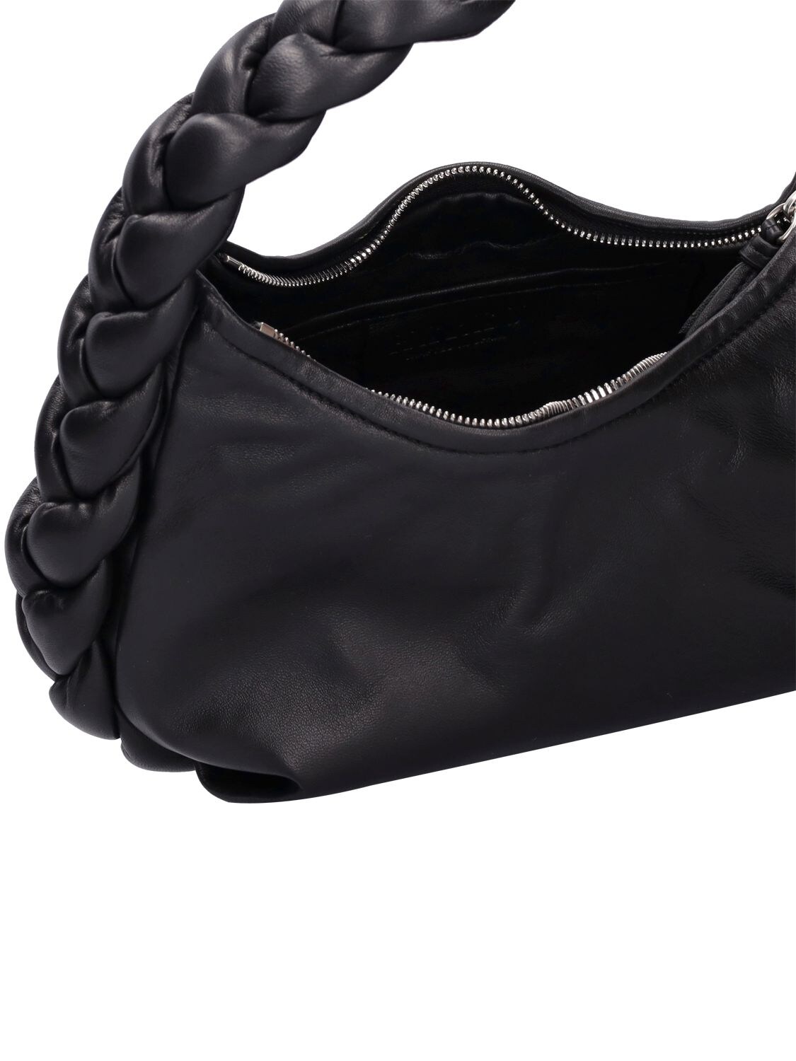 Shop Hereu Espiga Soft Leather Top Handle Bag In Black