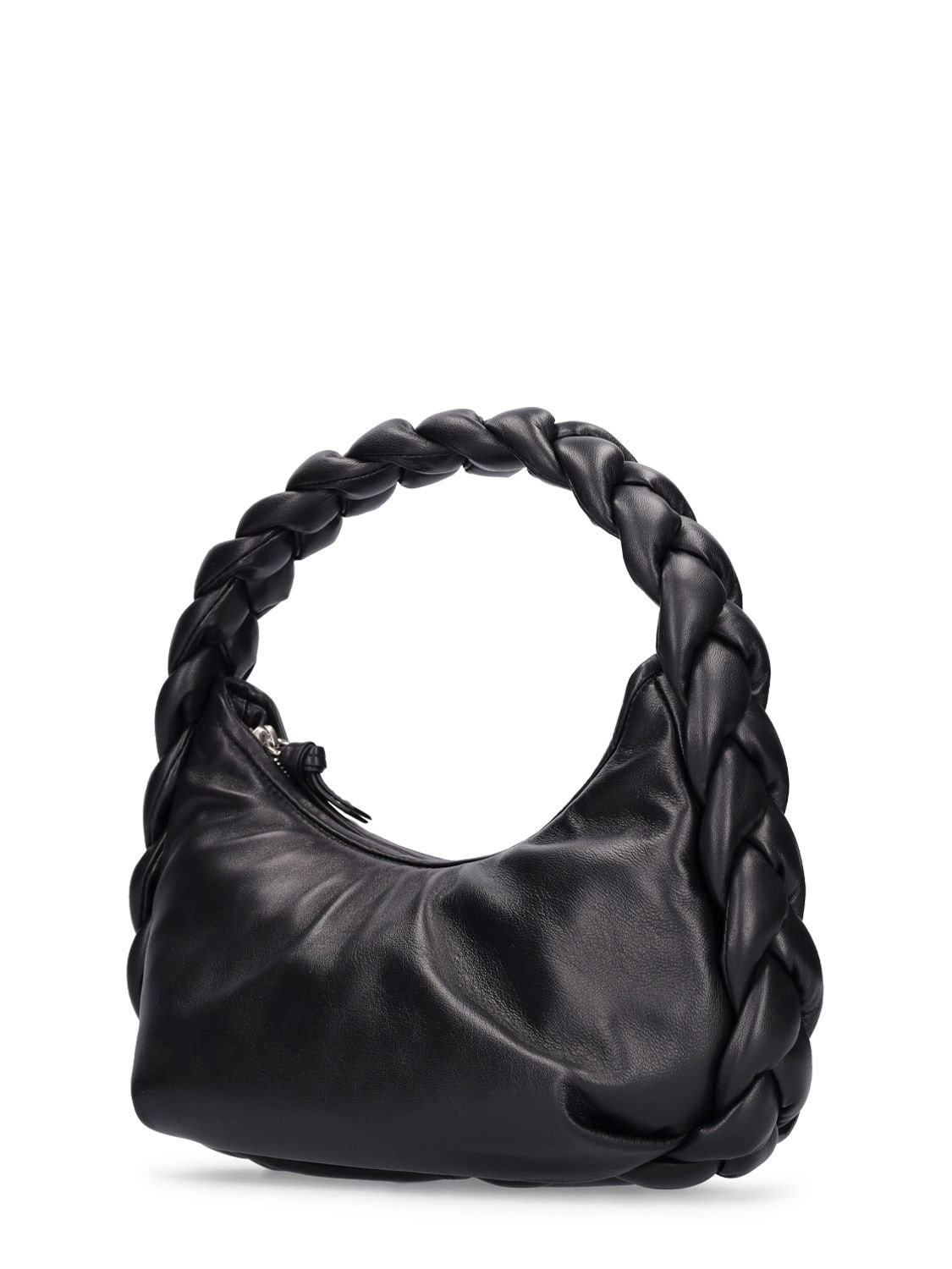 Shop Hereu Espiga Soft Leather Top Handle Bag In Black