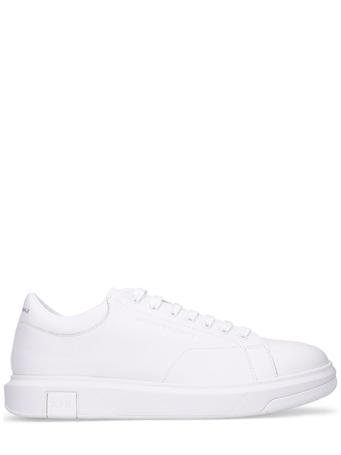 Armani Exchange Logo Low-top Sneakers In White