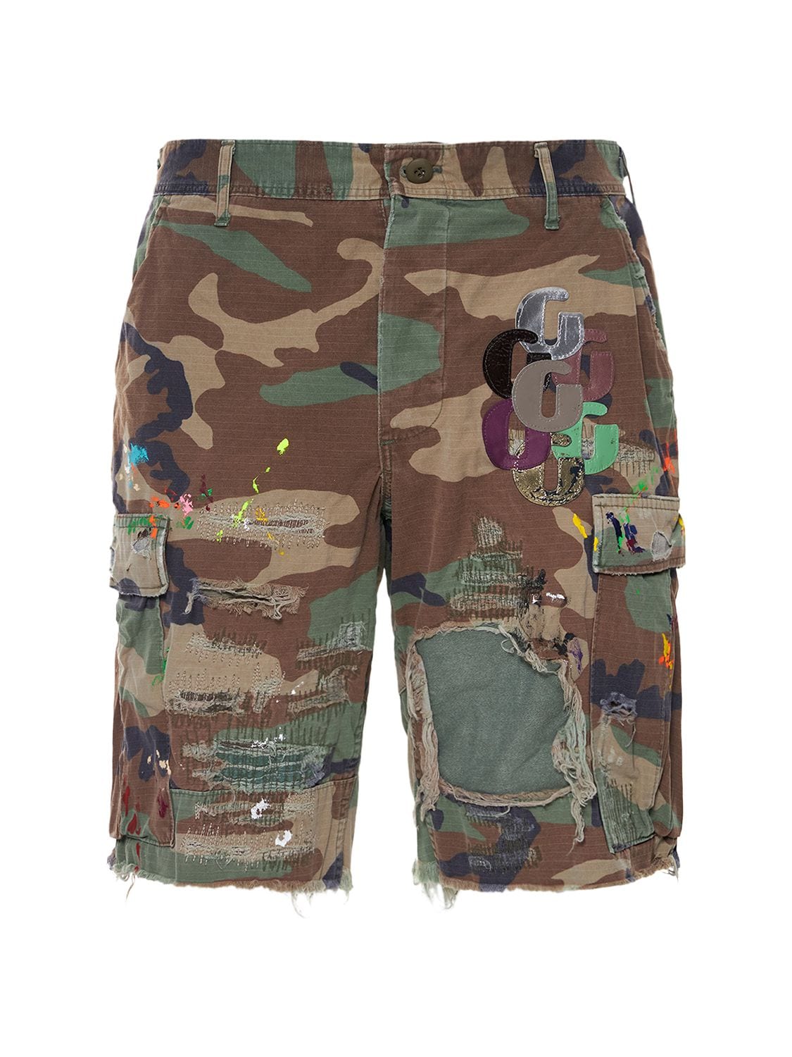 GALLERY DEPT. G-patch Camouflage Cargo Shorts