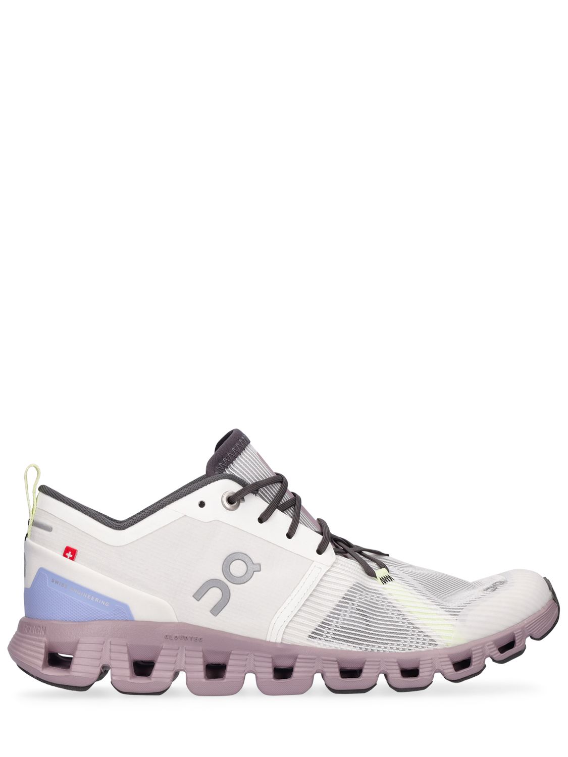 On Multicolor Cloud X 3 Shift Sneakers In White,grey