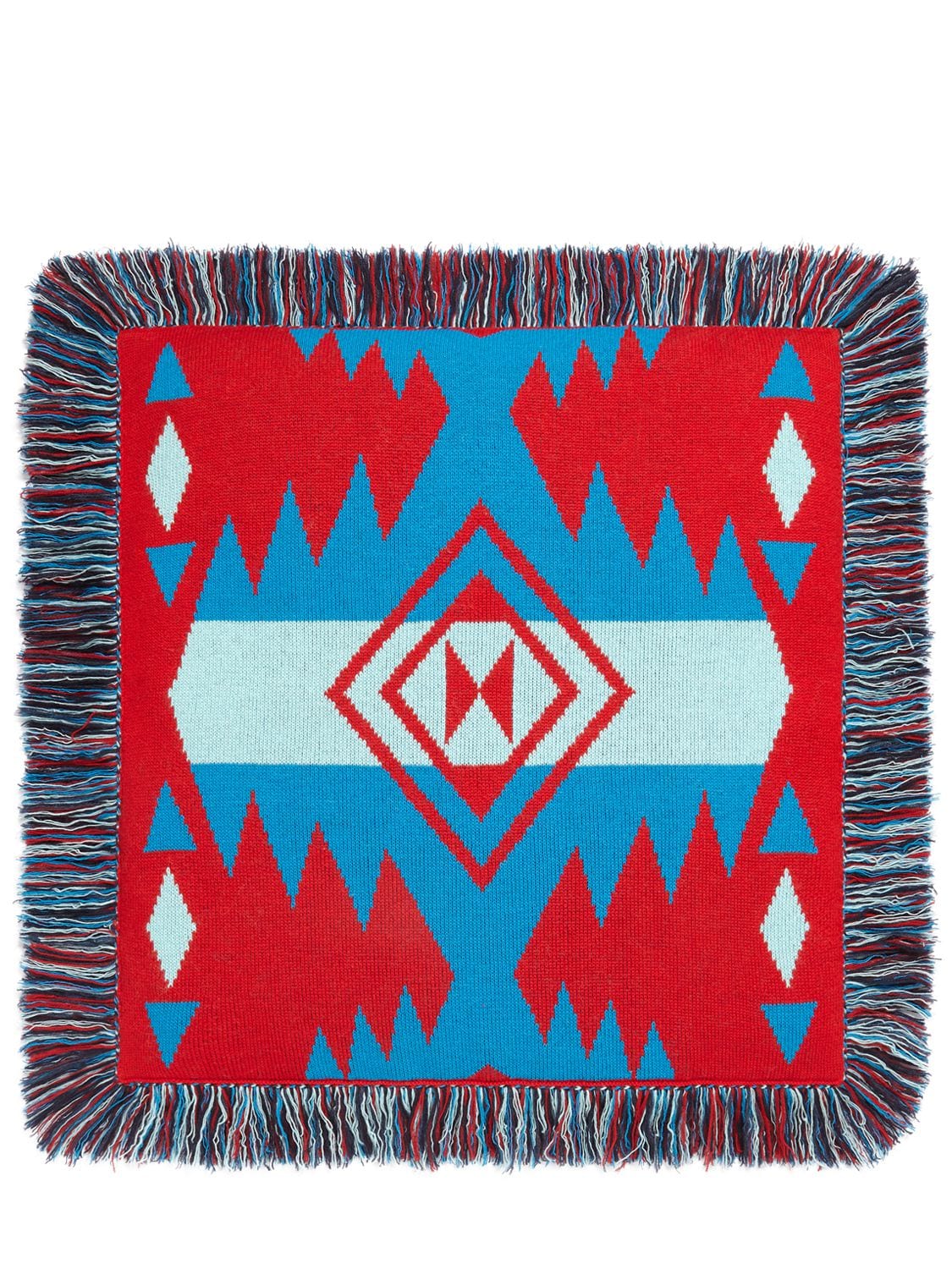 Alanui Icon Multicolor Wool Jacquard Cushion