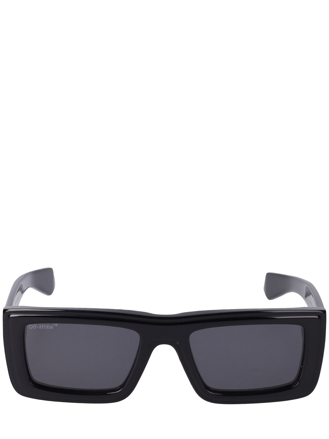 Off-white Jacob Squared Acetate Sunglasses In Black,smoke | ModeSens