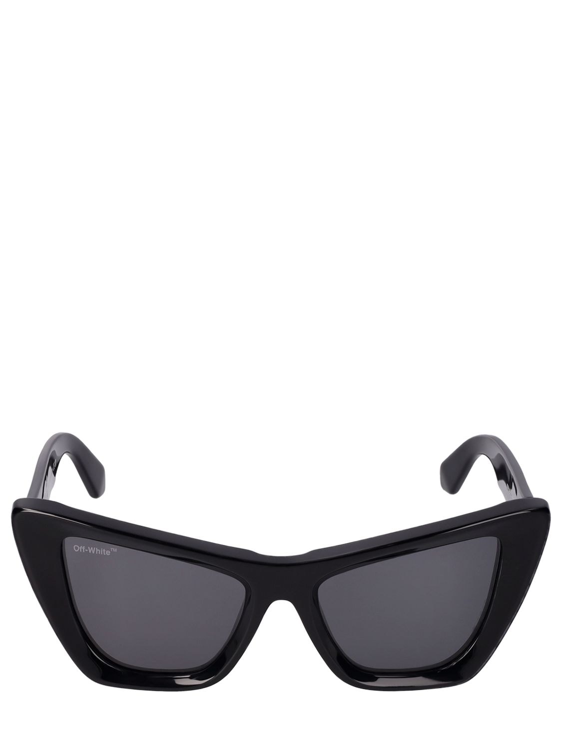 Off-white Edvard Oversized Cat-eye Sunglasses In Black | ModeSens