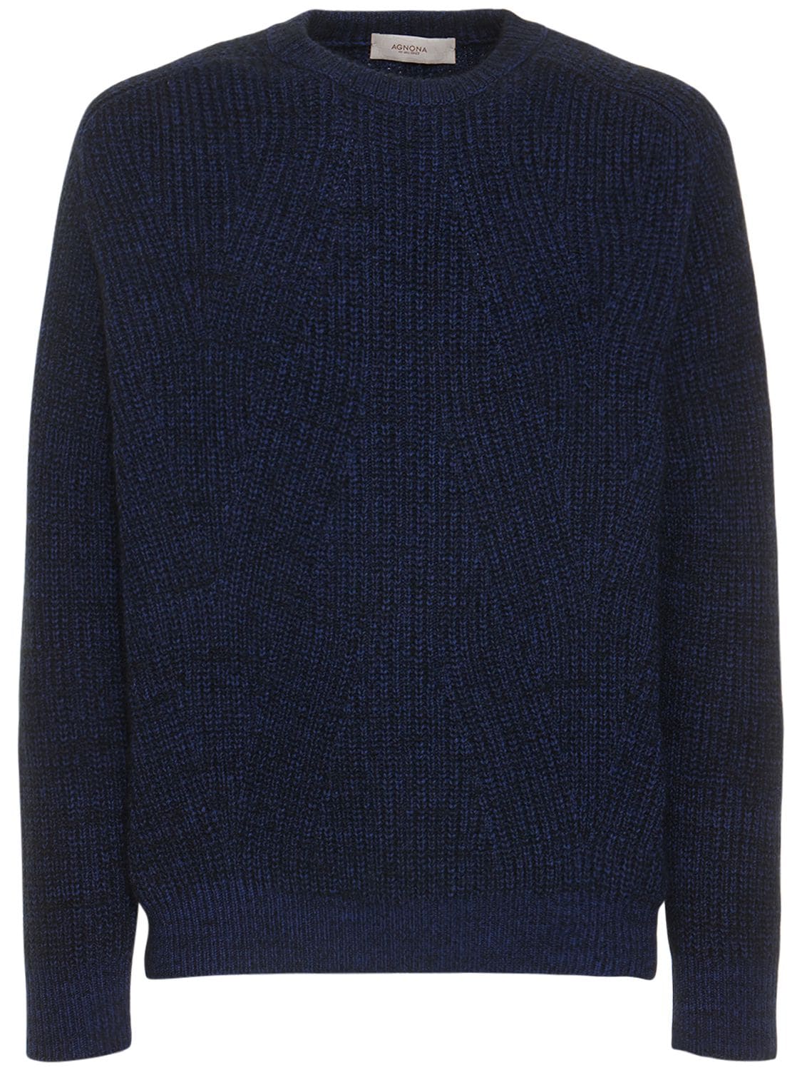 Agnona Cashmere & Silk Knit Sweater In Blue
