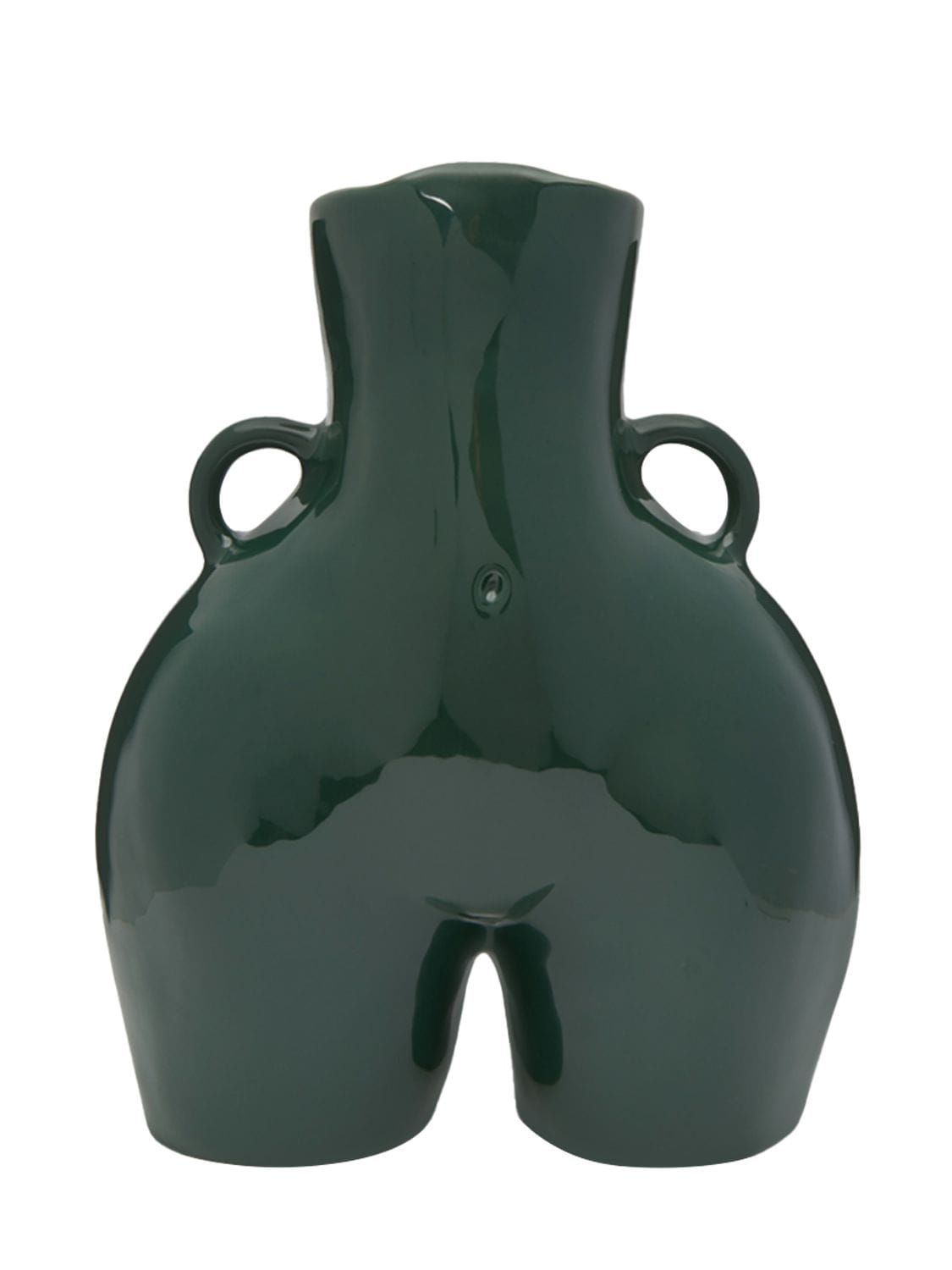 Shop Anissa Kermiche Love Handles Vase In Green