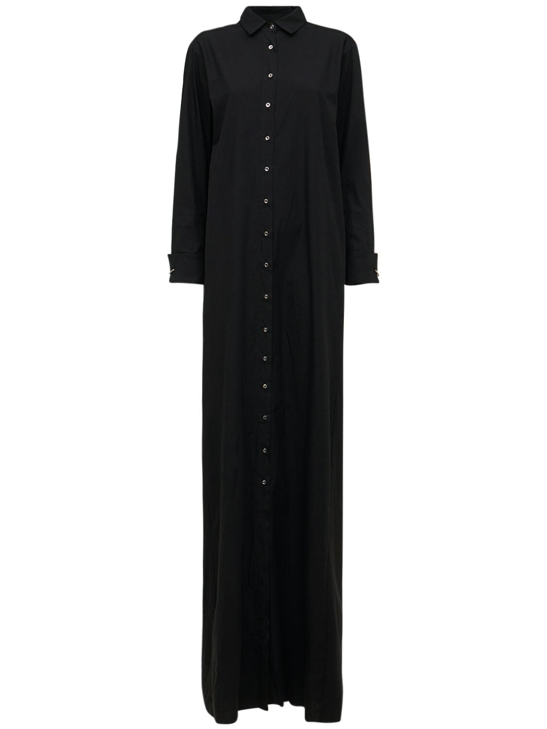 Marques' Almeida Oversized Organic Cotton Shirt Dress In Black | ModeSens