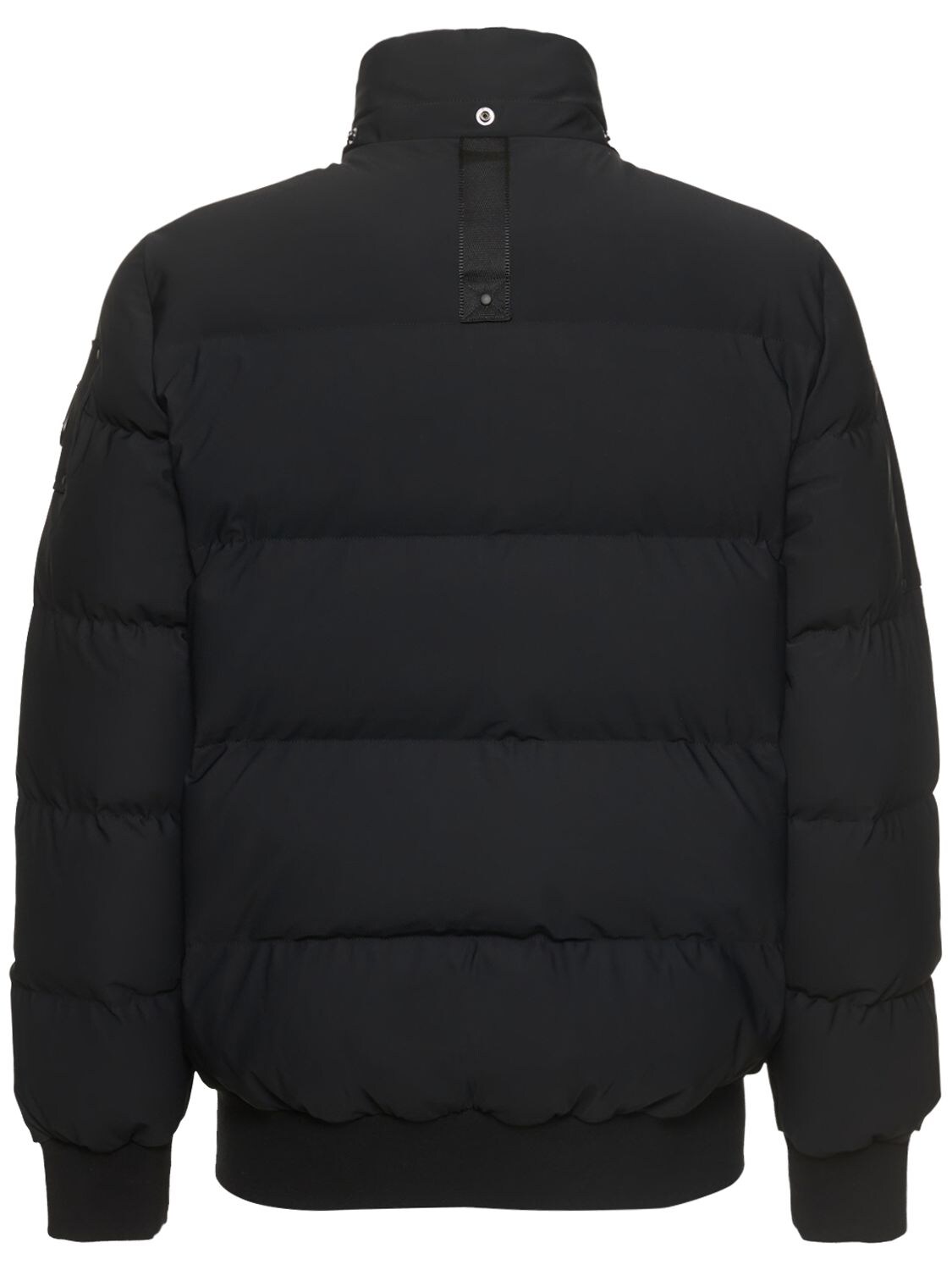 Moose Knuckles Levin Down Bomber W/ Shearling Trim In Black | ModeSens