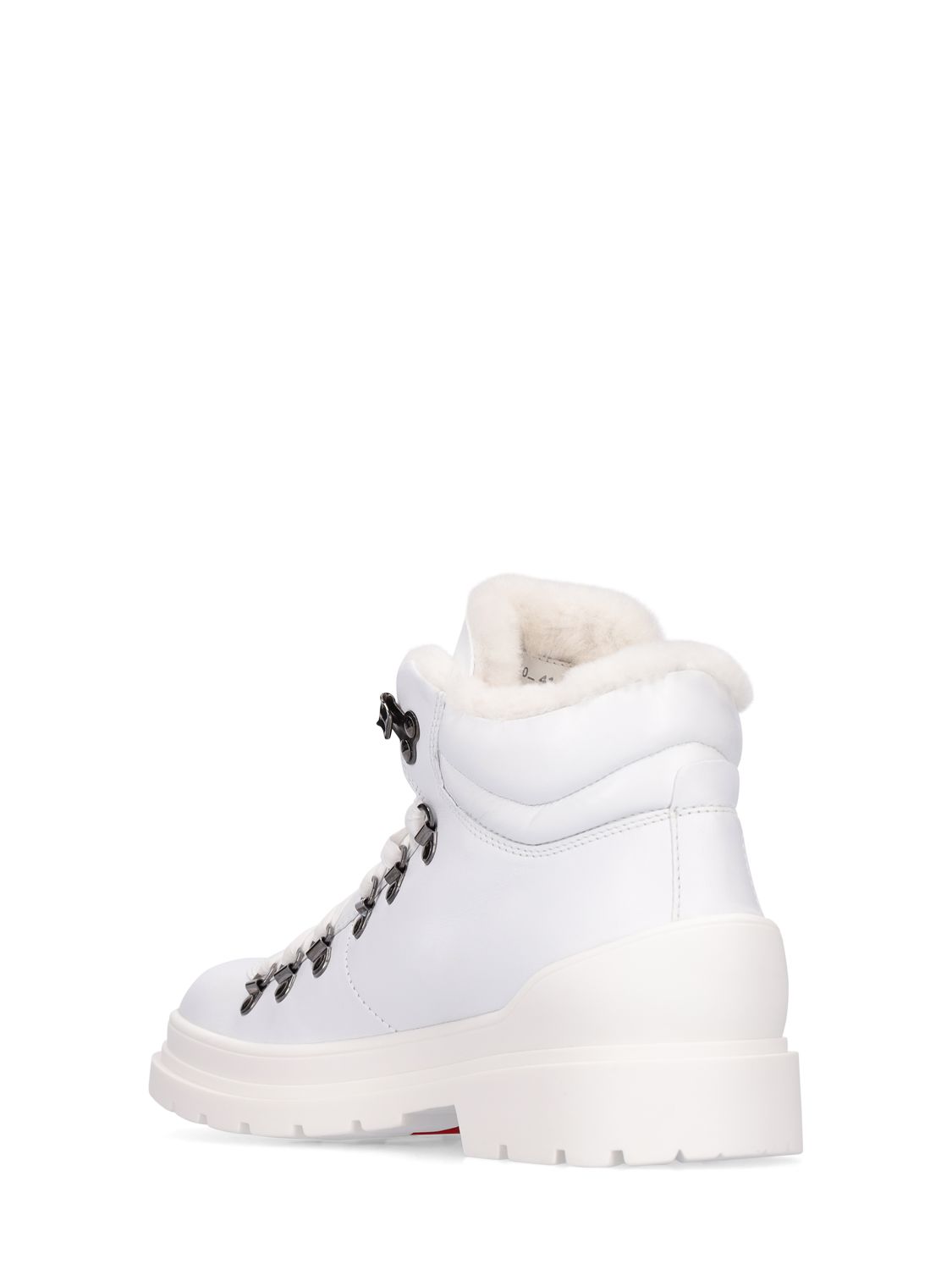 Bogner 20mm St. Moritz Leather Hiking Boots In White ModeSens