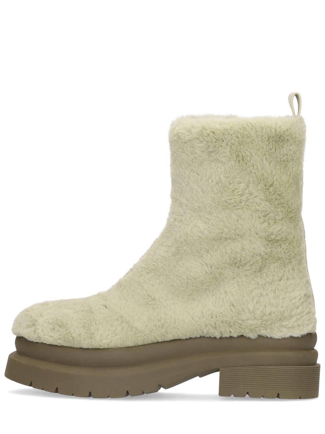 JW ANDERSON 20mm Eco Fur Ankle Boots