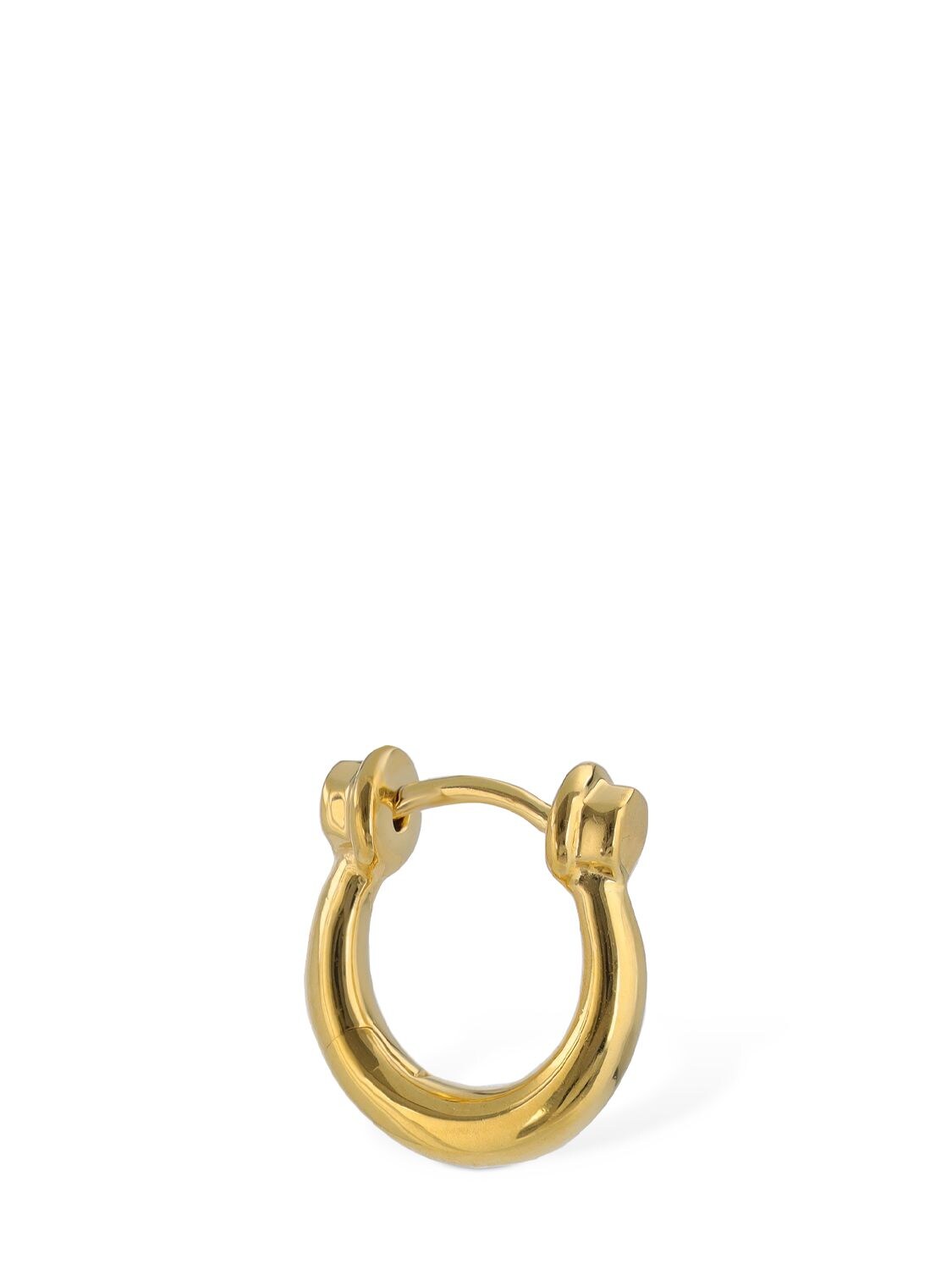 Shop Maria Black Malik 8 Huggie Mono Earring In Gold
