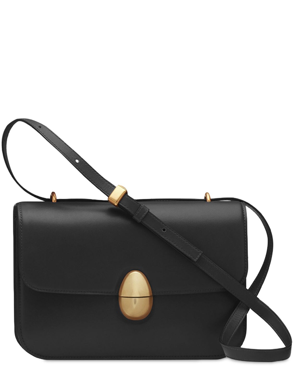 Shop Neous Phoenix Leather Crossbody Bag In Black