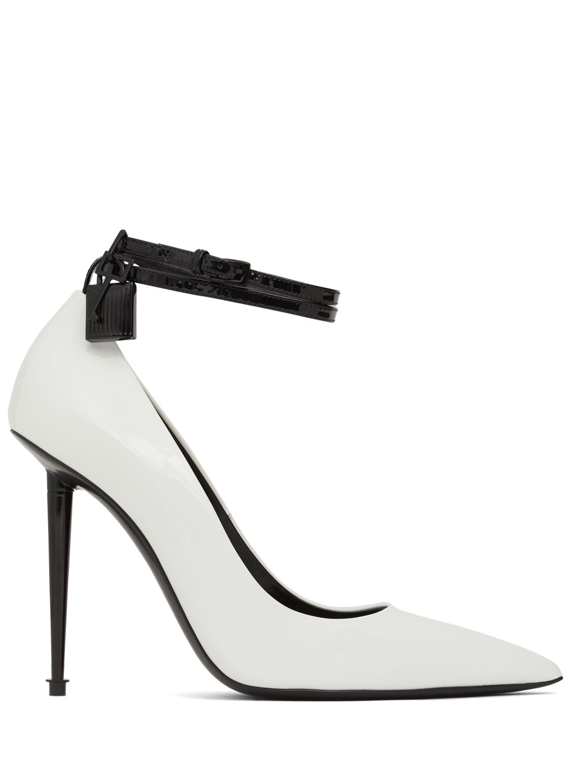 TOM FORD 105mm Padlock Leather Pumps