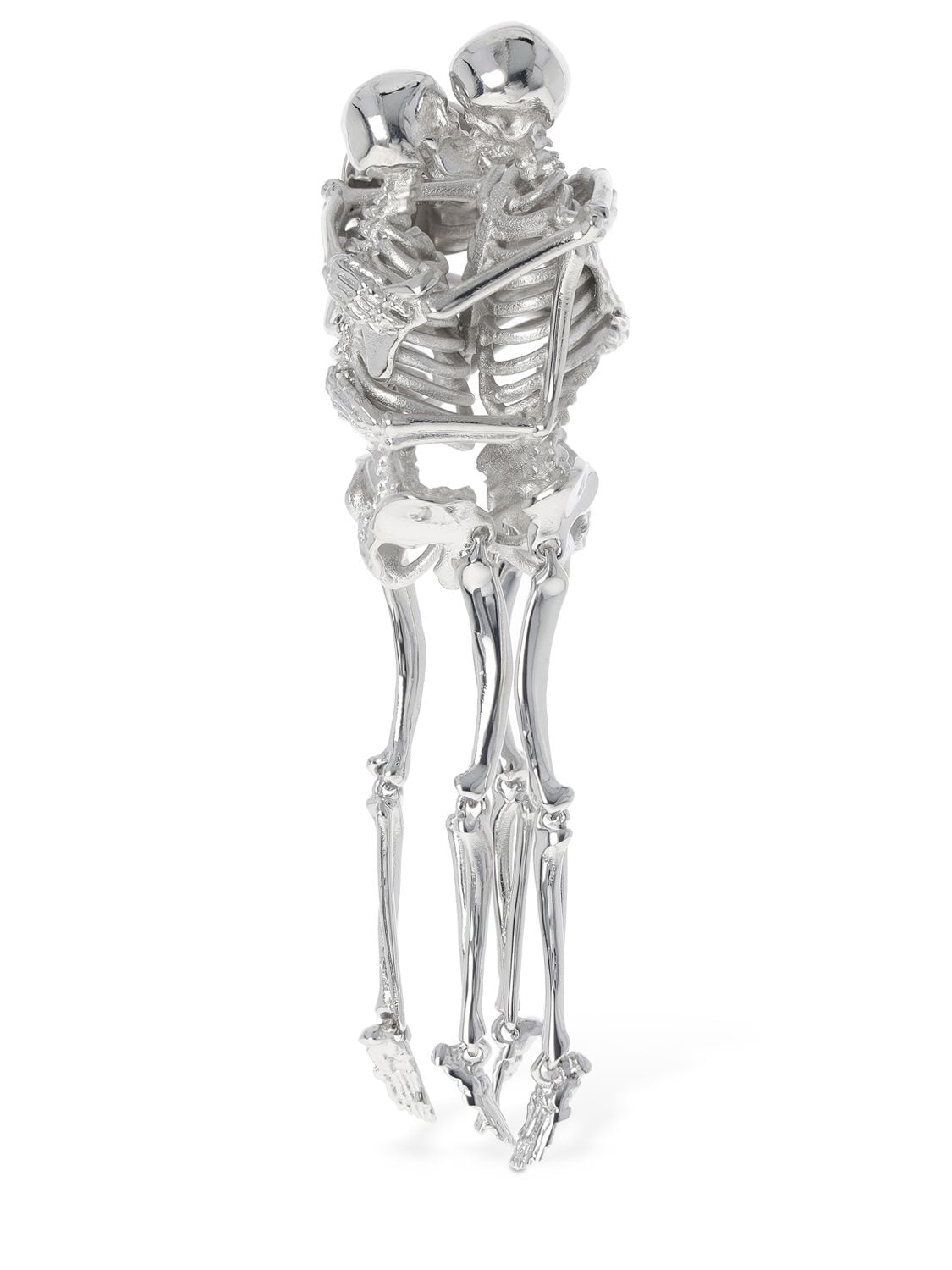 Kissing Skeleton Brooch