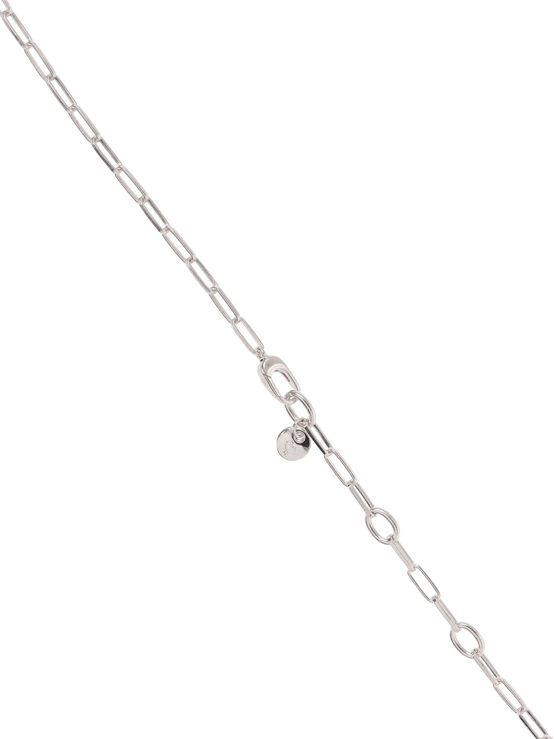 Dodo Silver Lock Chain Necklace ModeSens
