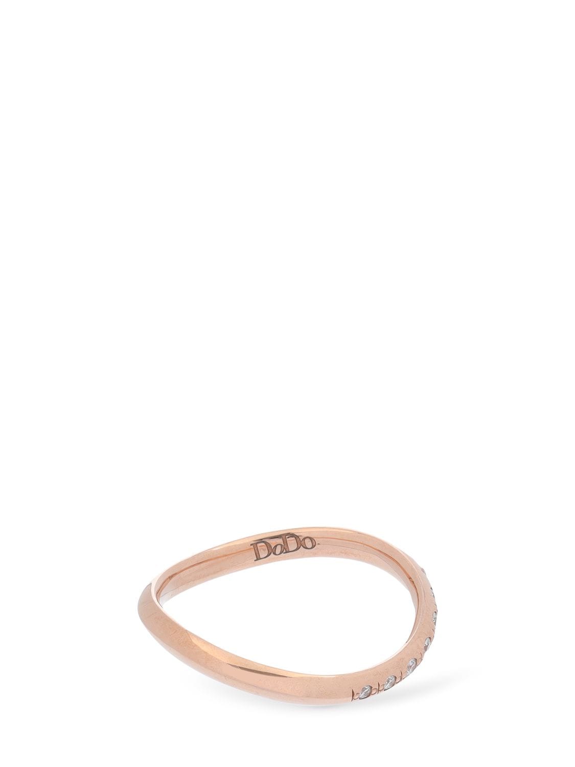 Shop Dodo 9kt Rose Gold & Diamond Essential Ring