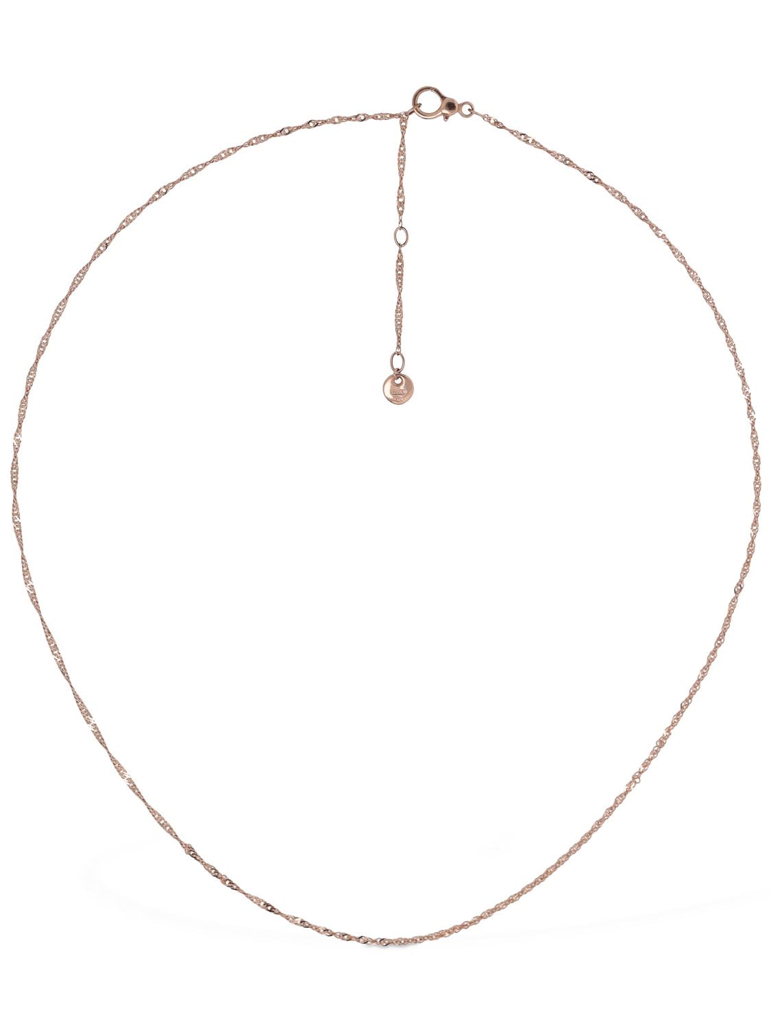 Dodo 9kt Rose Gold Essential Chain Necklace