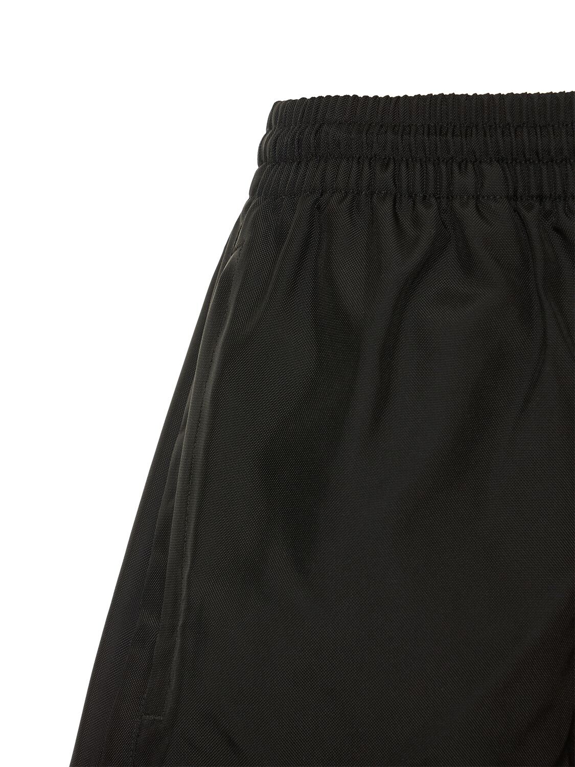 Shop Wardrobe.nyc Nylon Spray Utility Shorts In Black