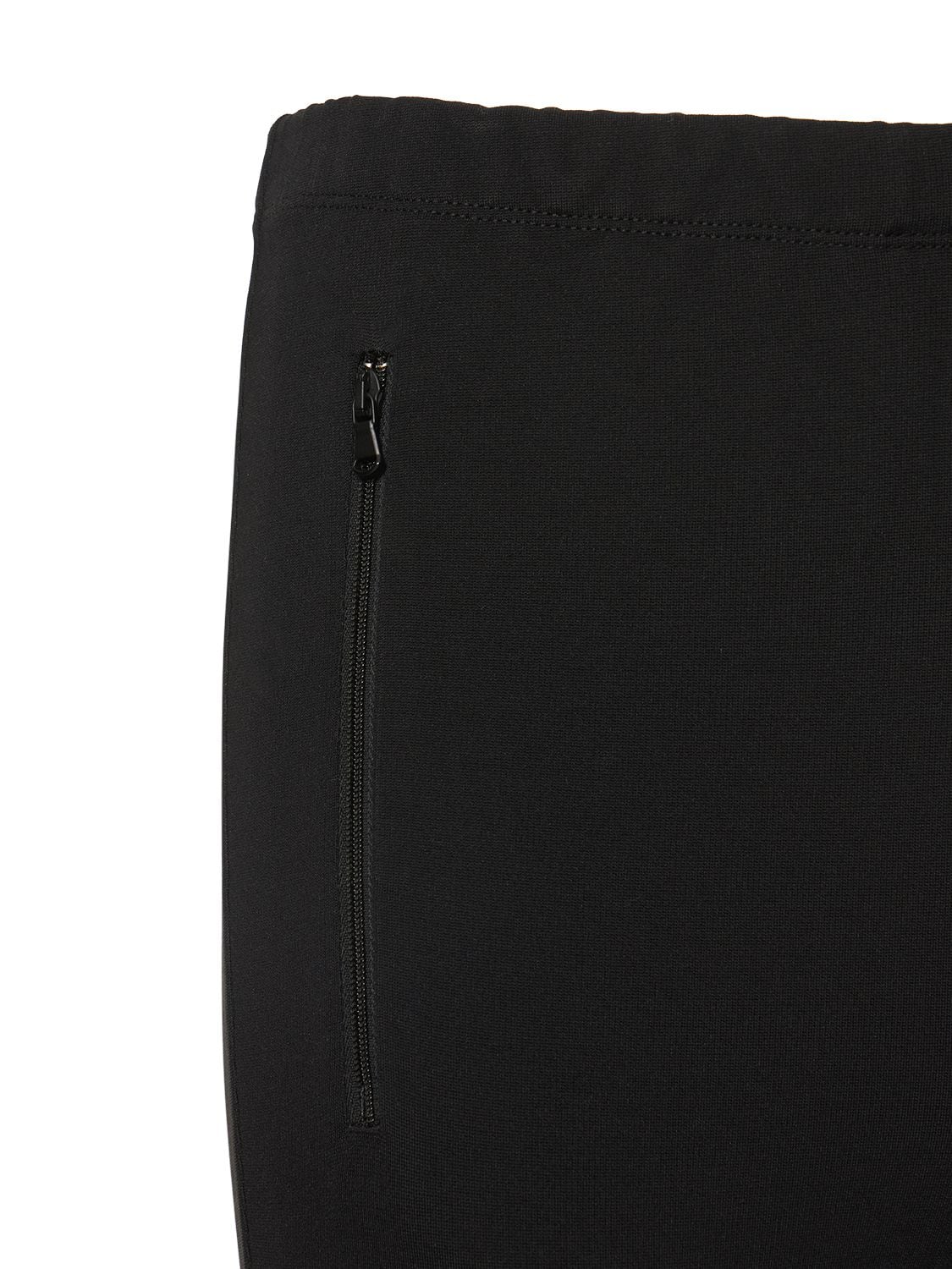 Shop Wardrobe.nyc Stirrup Stretch Viscose Leggings In Black