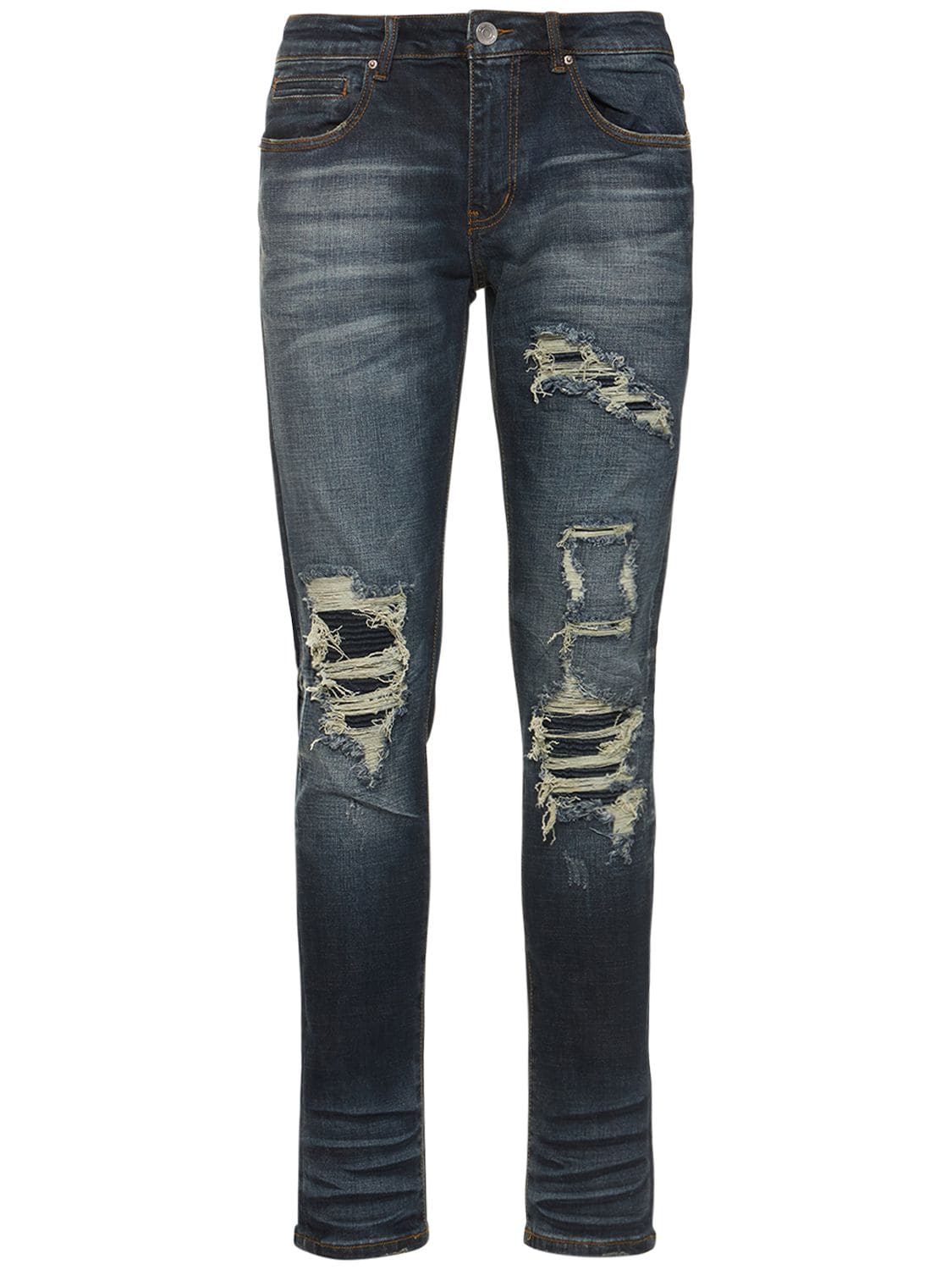 EMBELLISH Slate Rip & Repair Standard Denim Jeans