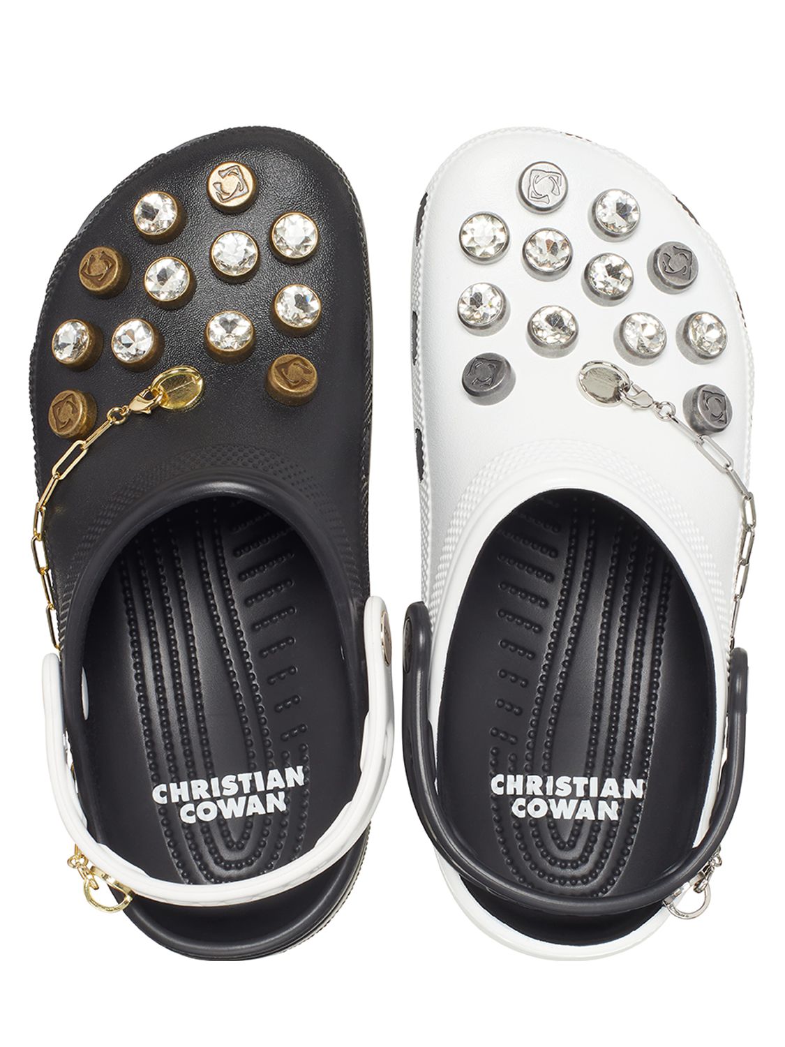 Crocs Christian Cowan X Classic Clogs In White/black | ModeSens