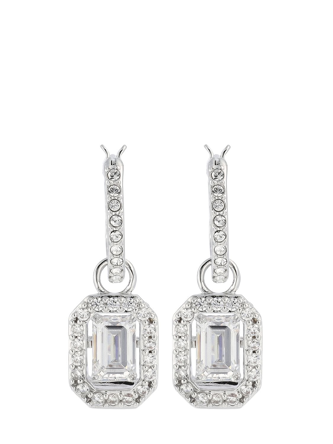 SWAROVSKI Millenia swarovski drop earrings Silver Luisaviaroma