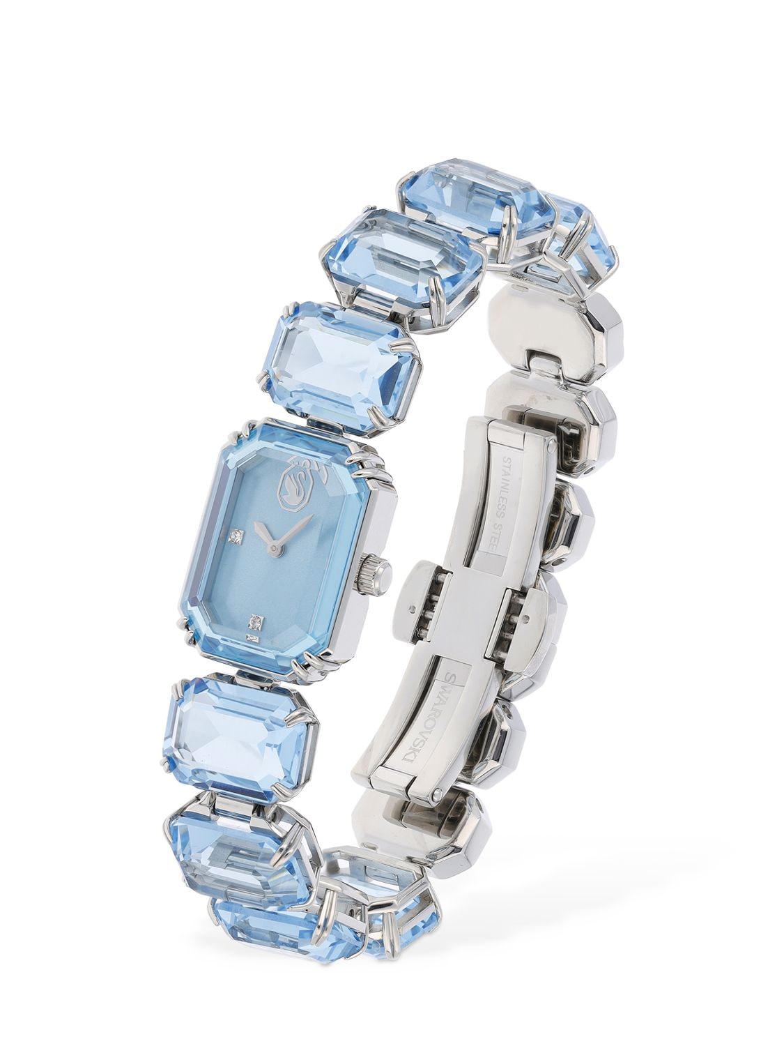 Shop Swarovski Millenia  Watch In Blue