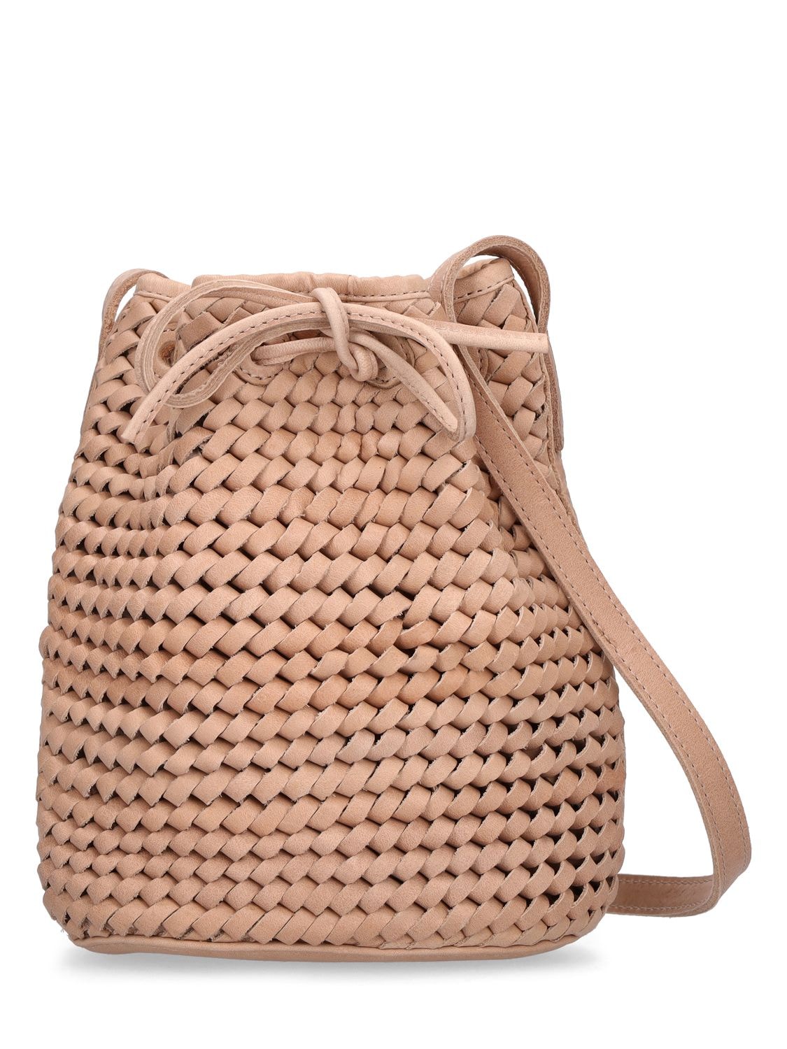 BEMBIEN Isabelle Handwoven Leather Bucket Bag