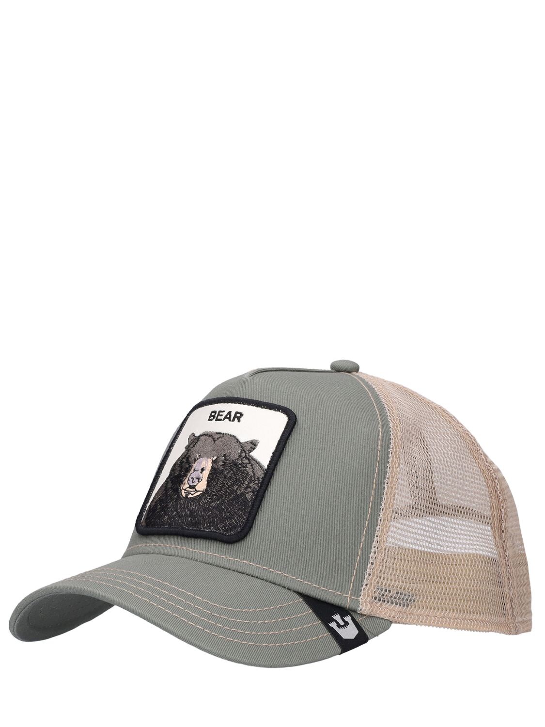 Shop Goorin Bros The Black Bear Trucker Hat W/patch In Green