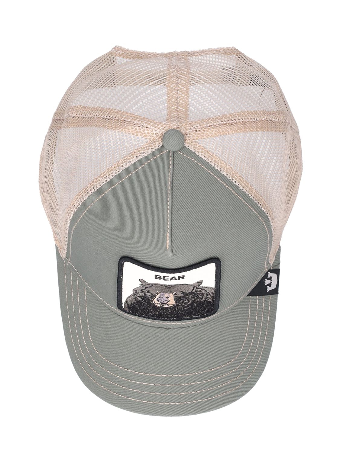 Shop Goorin Bros The Black Bear Trucker Hat W/patch In Green
