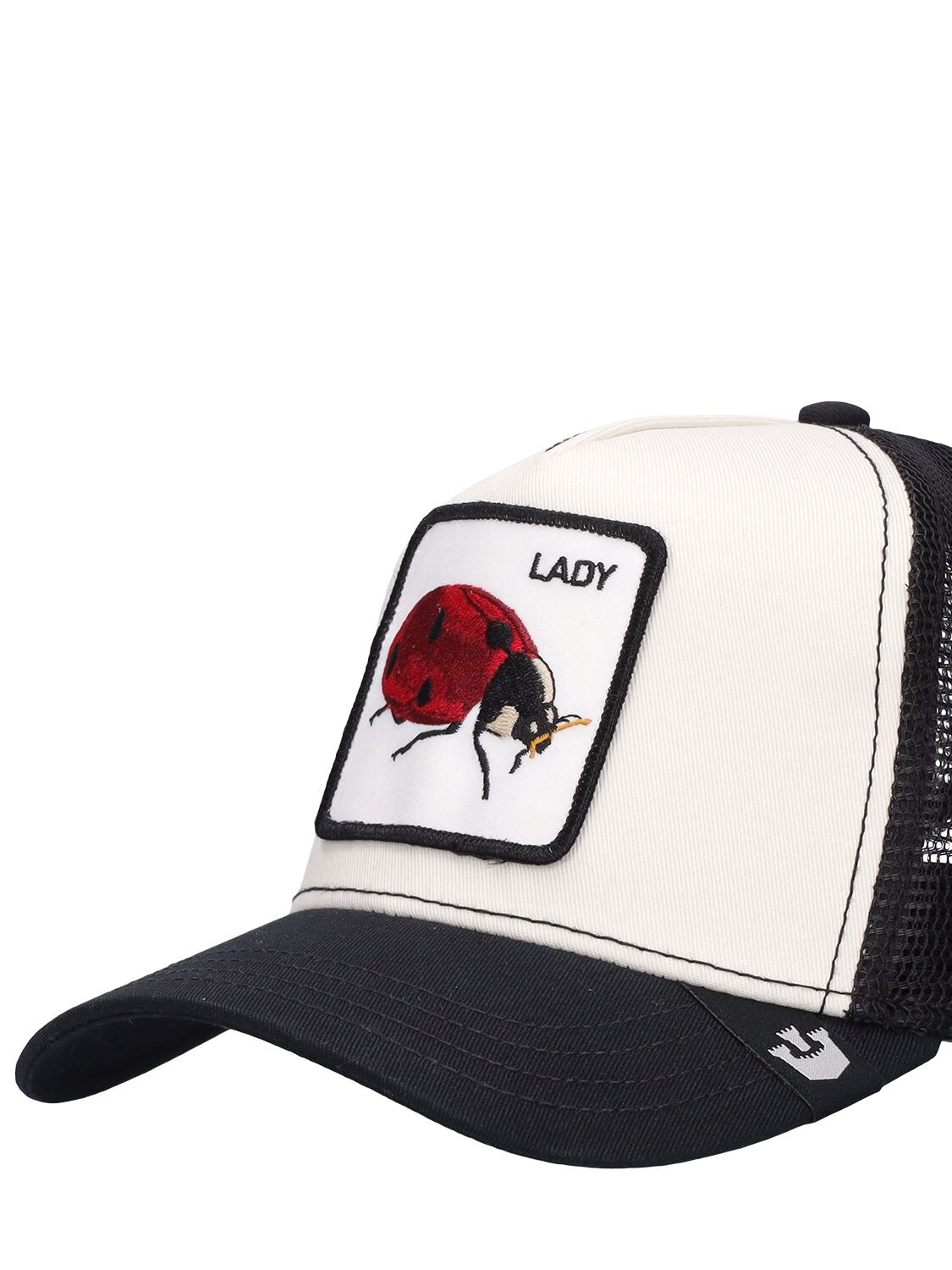 Shop Goorin Bros The Lady Bug Trucker Hat W/patch In White