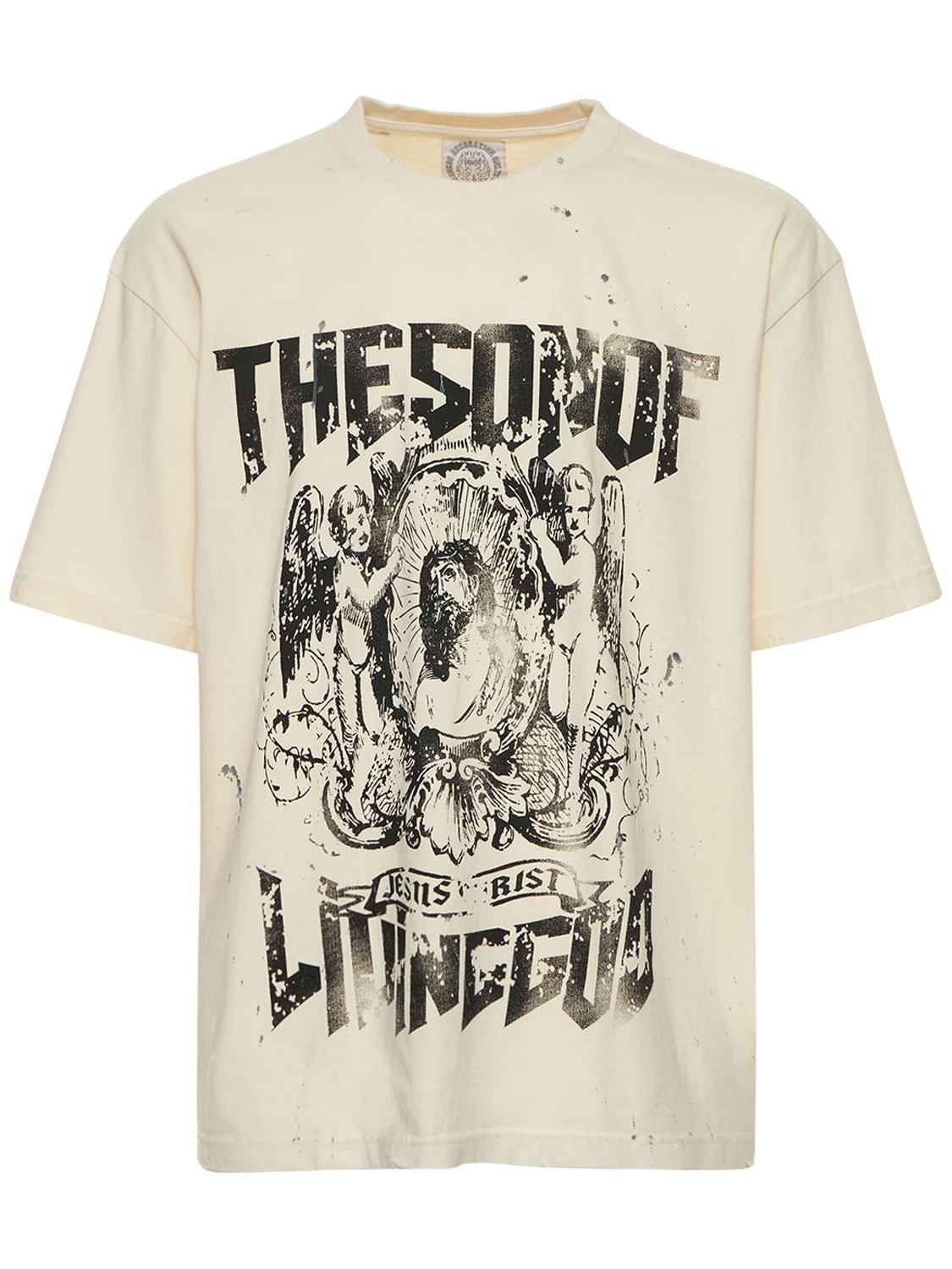 Someit S.o.g. Printed Cotton T-shirt In White