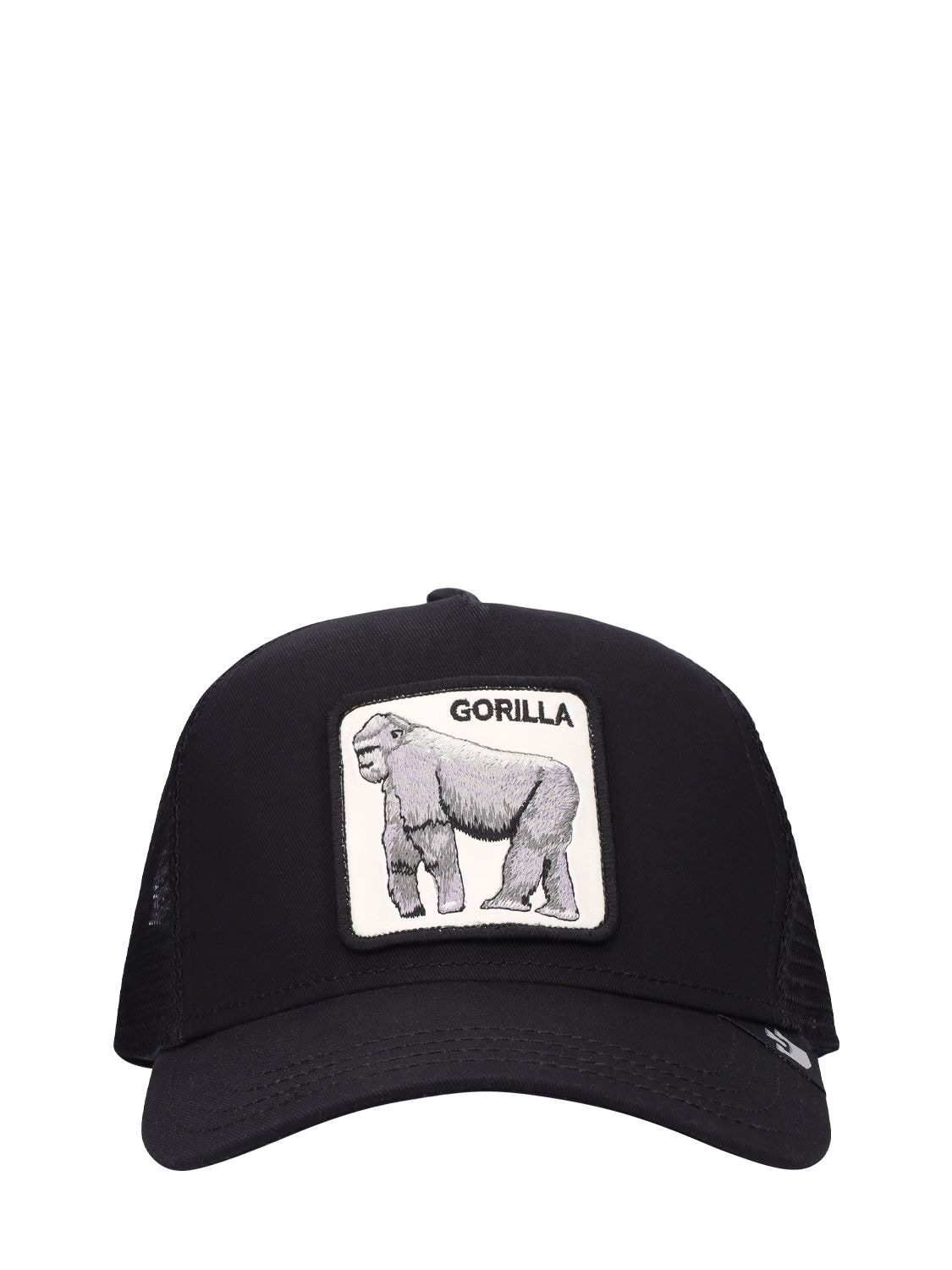 Goorin Bros The Gorilla Trucker Hat W/patch In Black